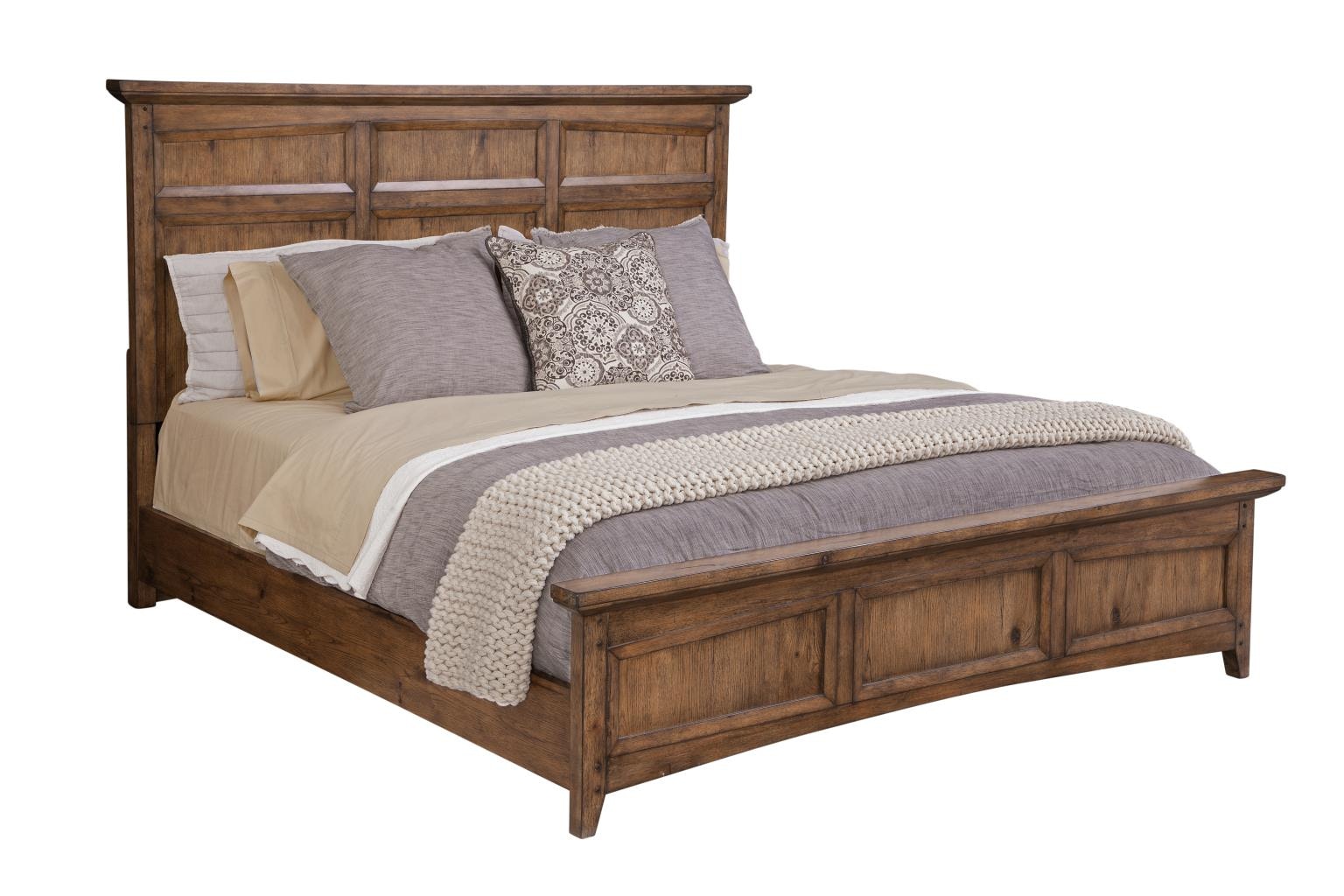 American Woodcrafters Oakdale Queen Complete Bed 2100-50PNPN