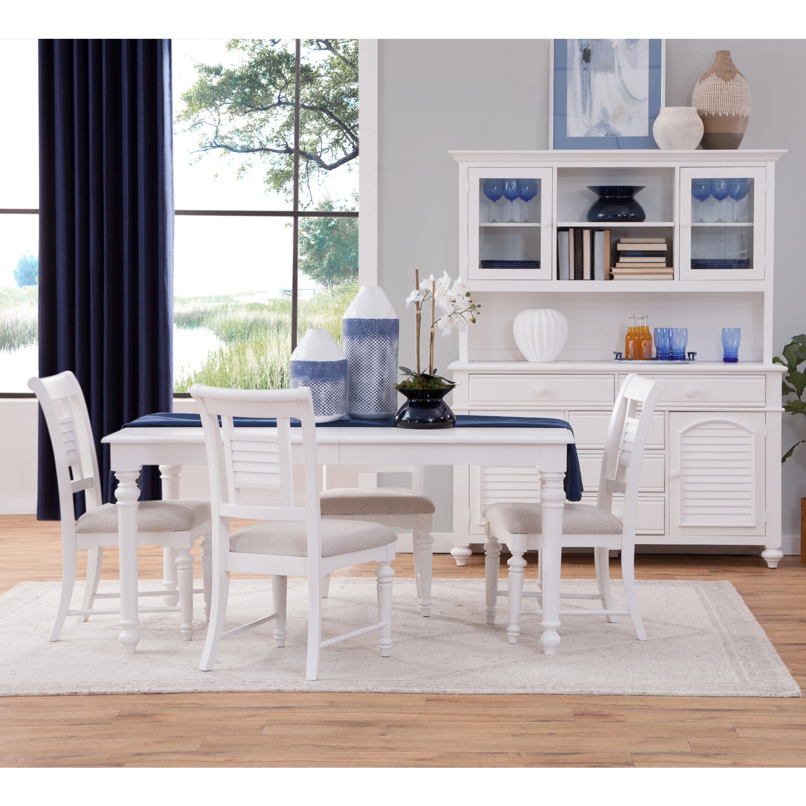 American Woodcrafters Cottage Traditions 5 Piece Dining Set D-6510-LEG-5PC
