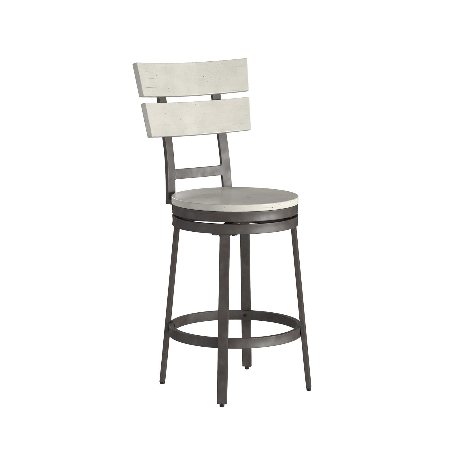  Wilson  Counter Stool with Back-Wood Frame 