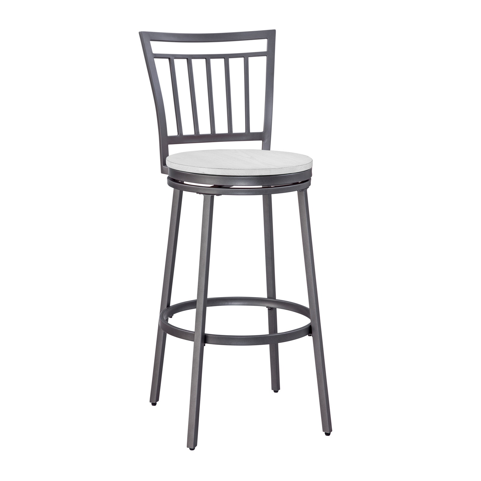 American Woodcrafters Filmore Barstool with Back-Metal Frame B1-131-25W