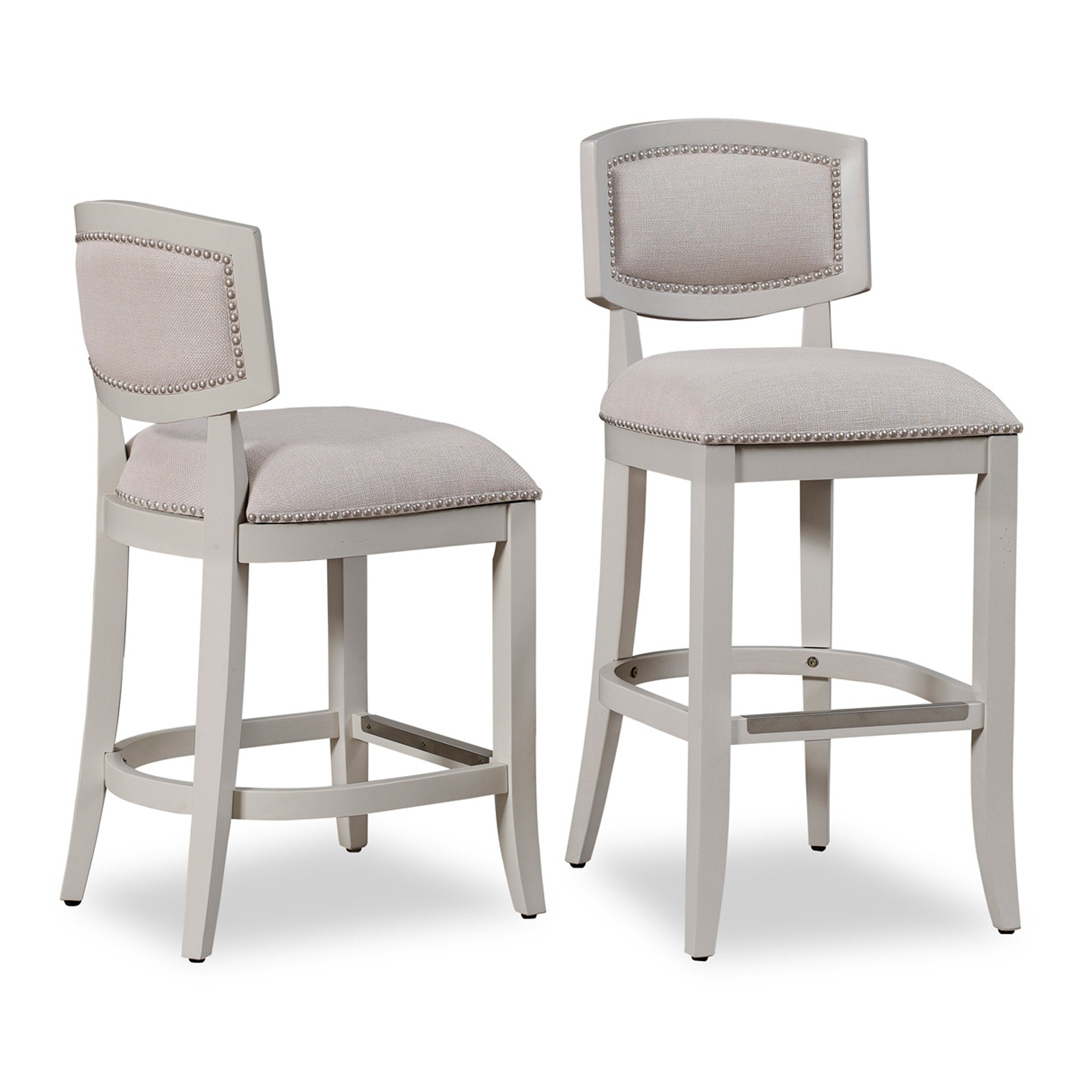 American Woodcrafters Casual Dining Beverly Barstool With Back-Wood ...