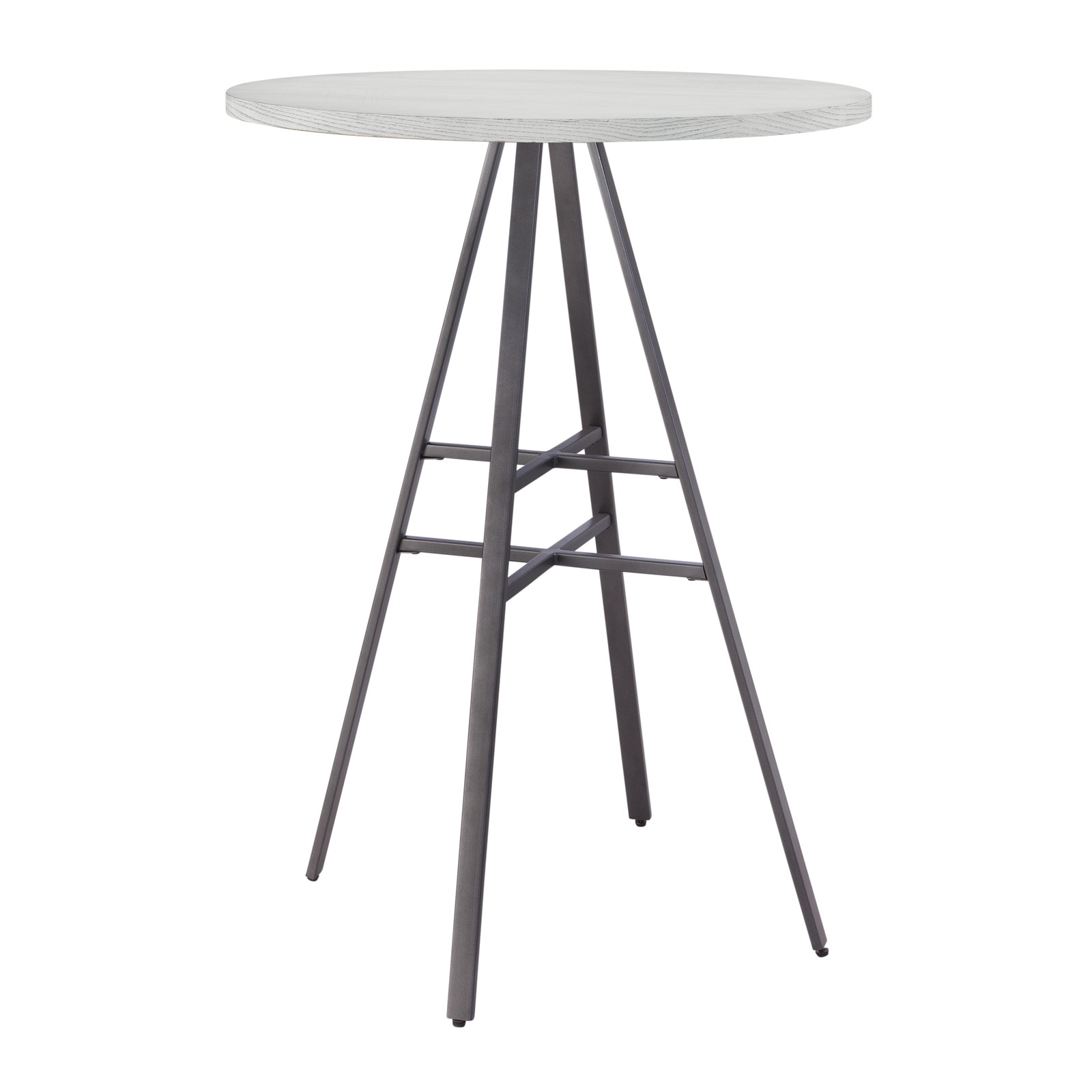 American Woodcrafters Filmore Pub Round Wood Top with Metal Base P1-131