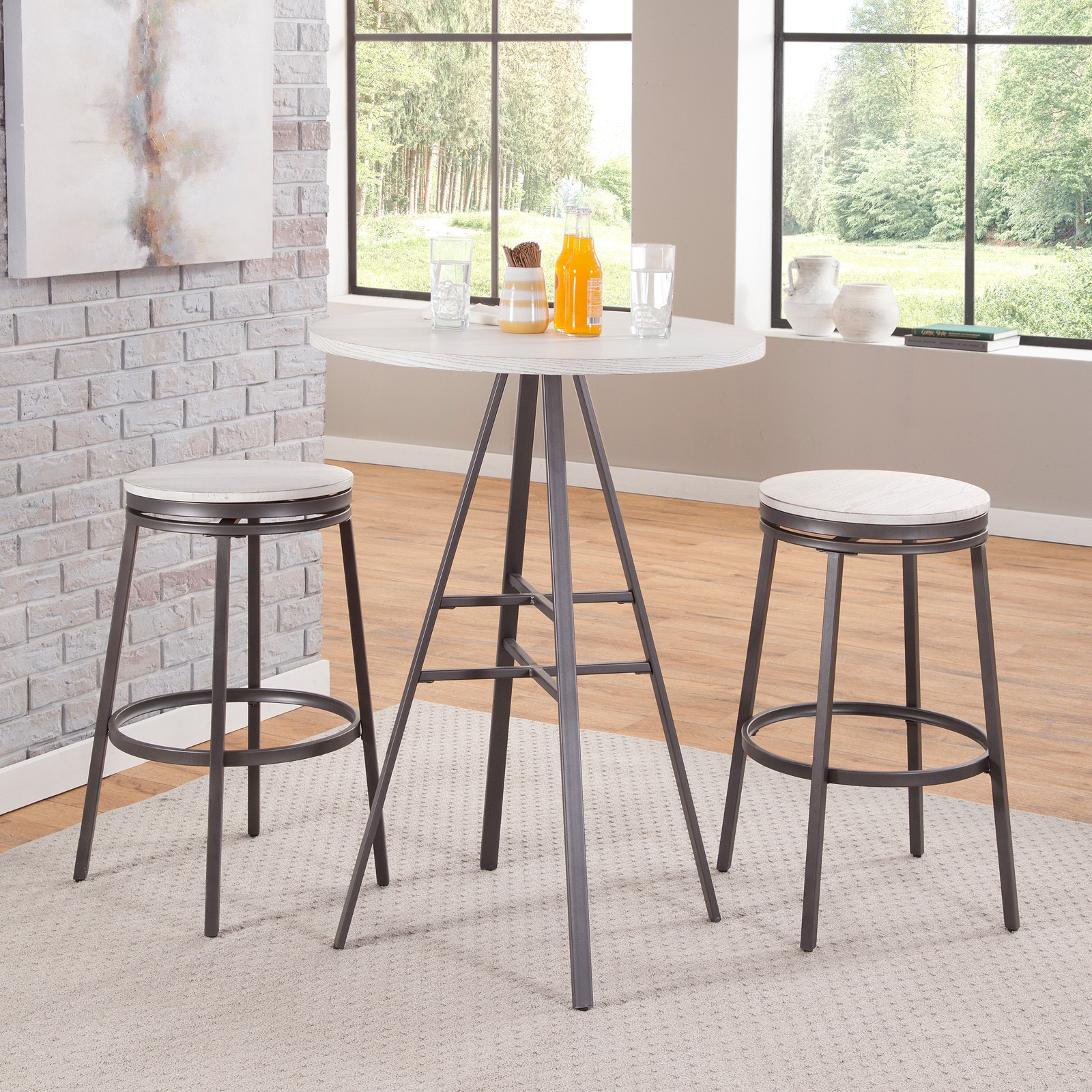 American Woodcrafters Filmore Pub Table -3 Piece Set P1-131-B100-3PC