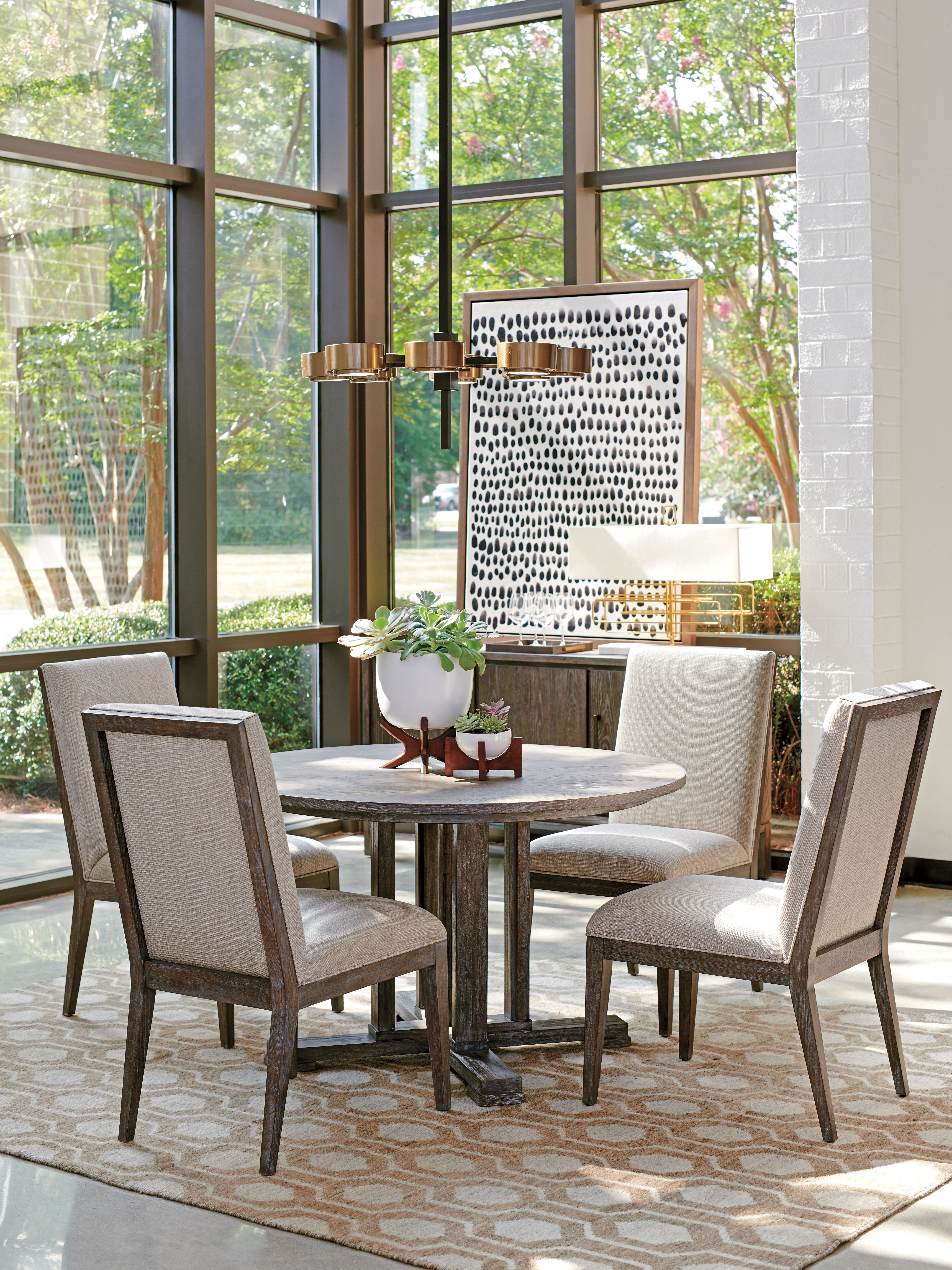 Lexington Dining Room Montrose Round Dining Table 411870C Woodbridge
