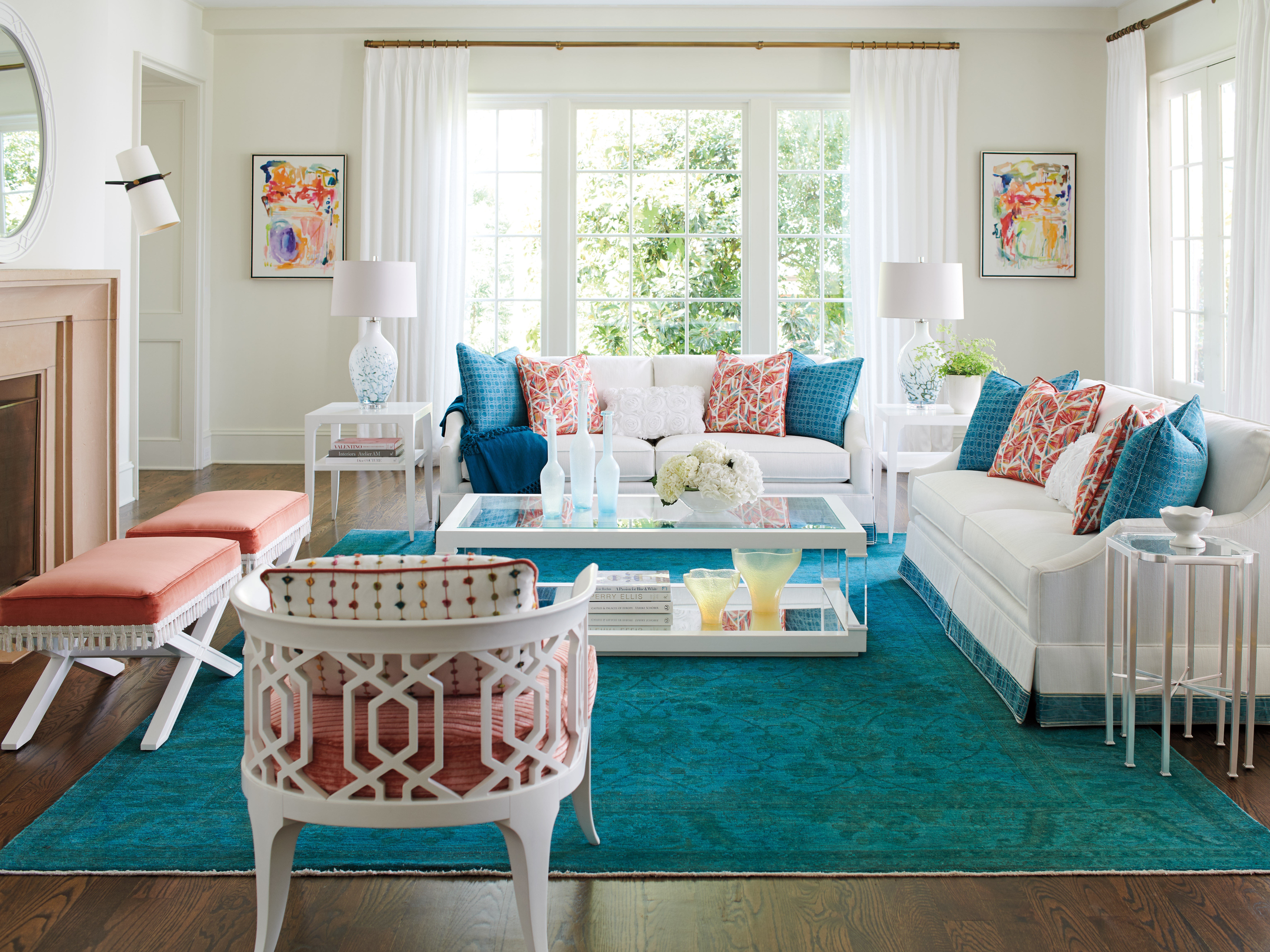 Lexington Living Room Chambers Sofa 7660-33 - Silk Greenery Home