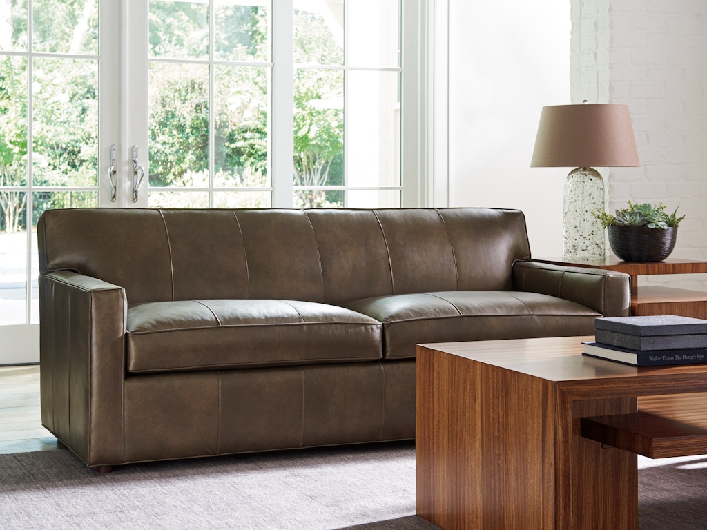 lexington alcot leather sofa