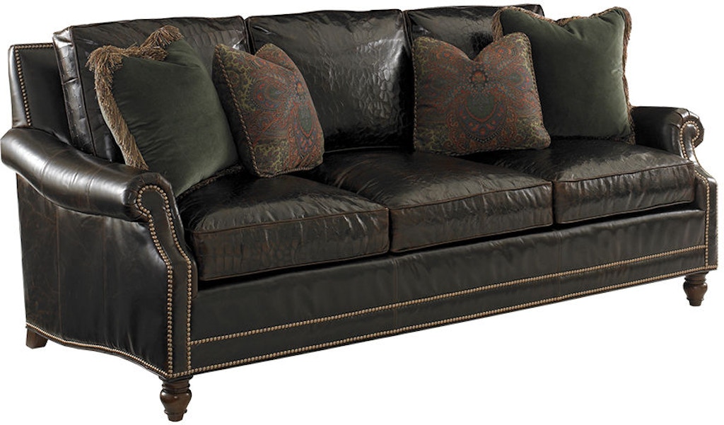 sedona tooled leather sofa