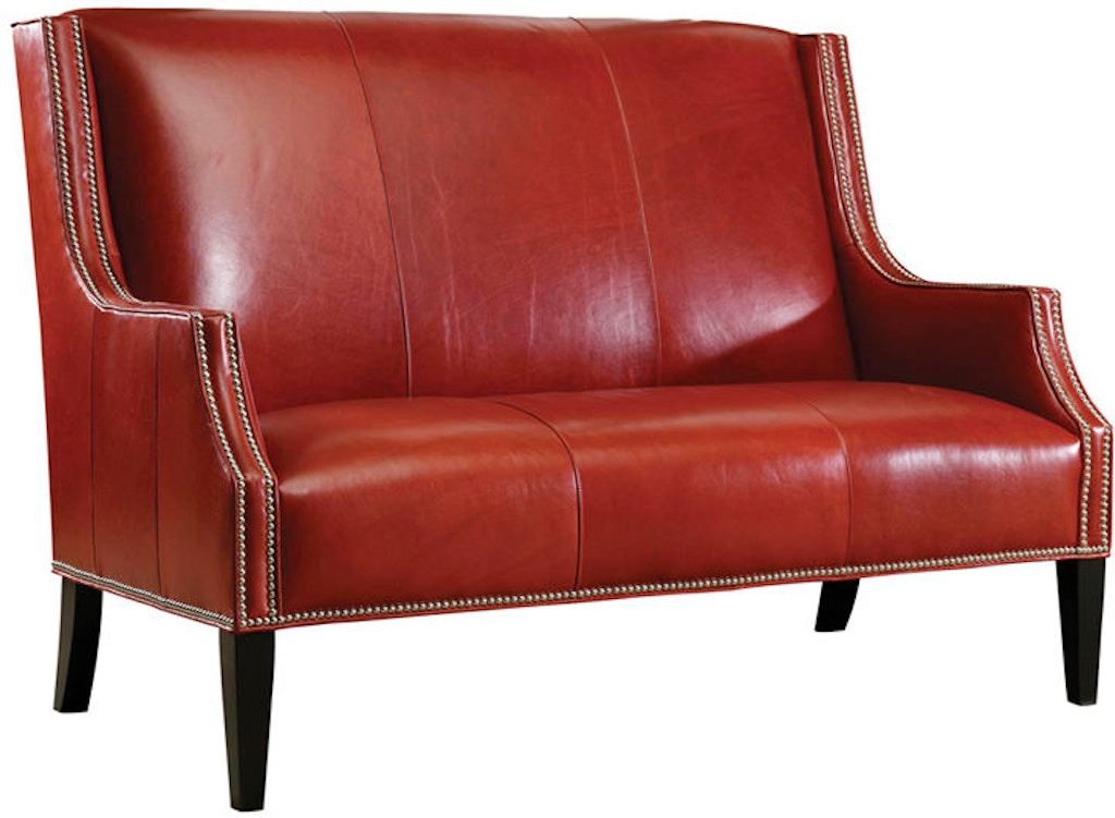 leather dining room settee