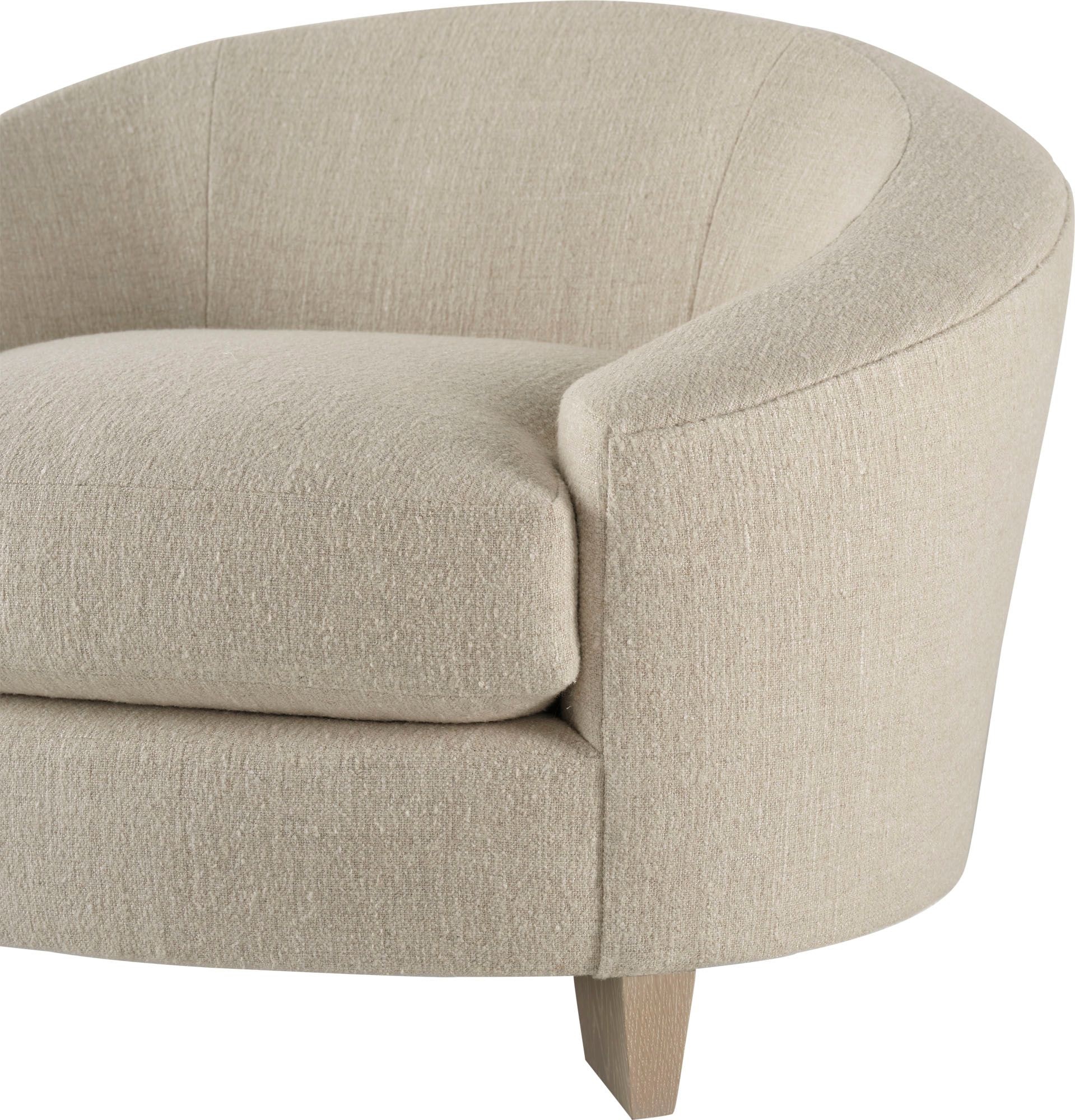 Baker Living Room Ellipse Lounge Chair BA6841C Hickory Furniture Mart