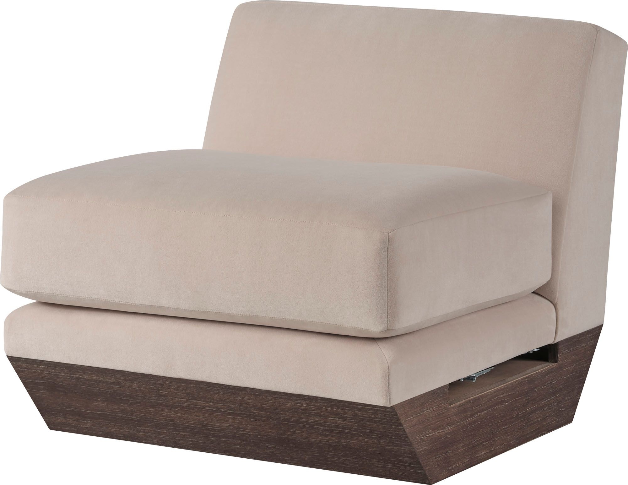 Baker Teatro Armless Chair - Loose Seat 