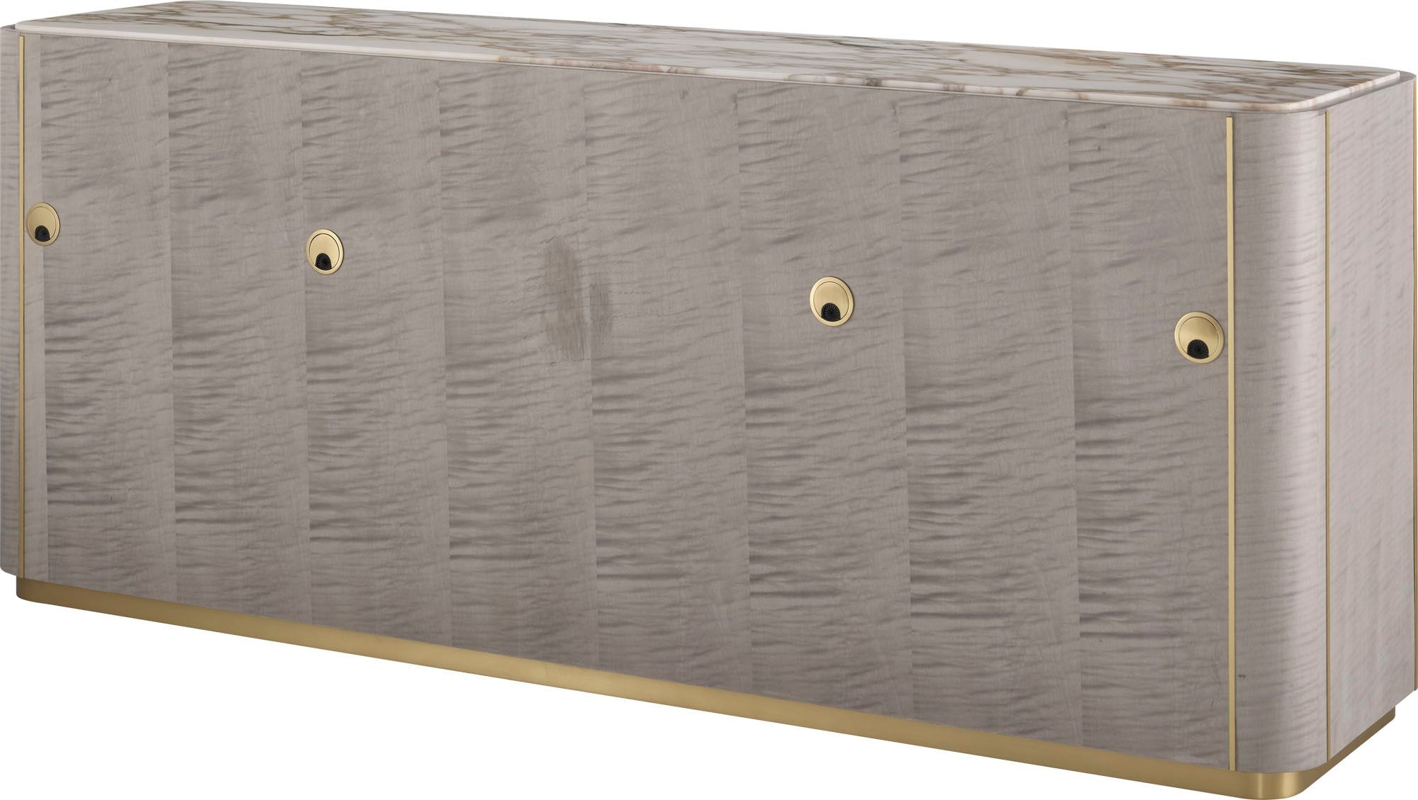 72 Inch Wide 4 Door Credenza BKRBAA4566
