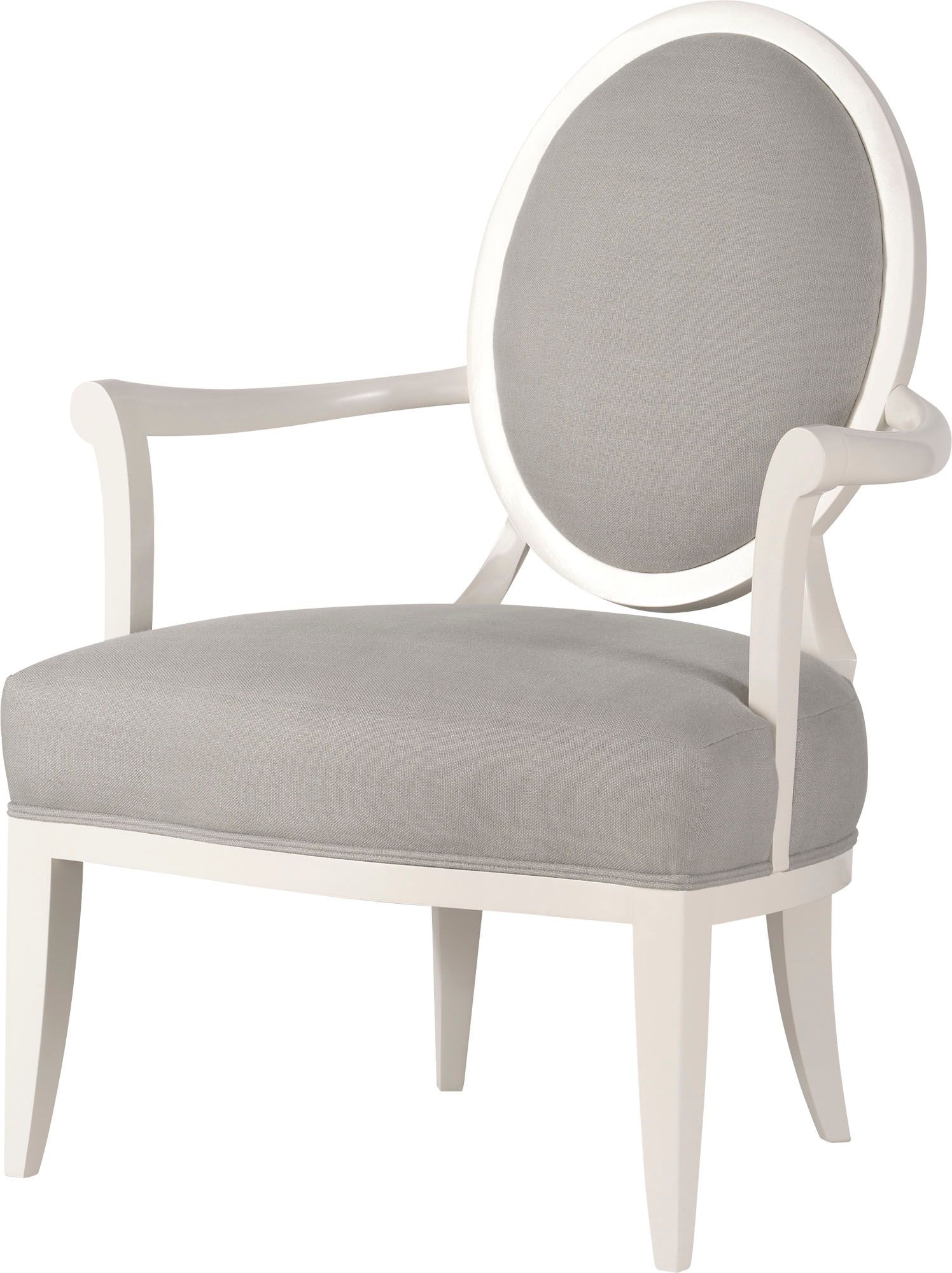Baker Oval X Back Lounge Chair 