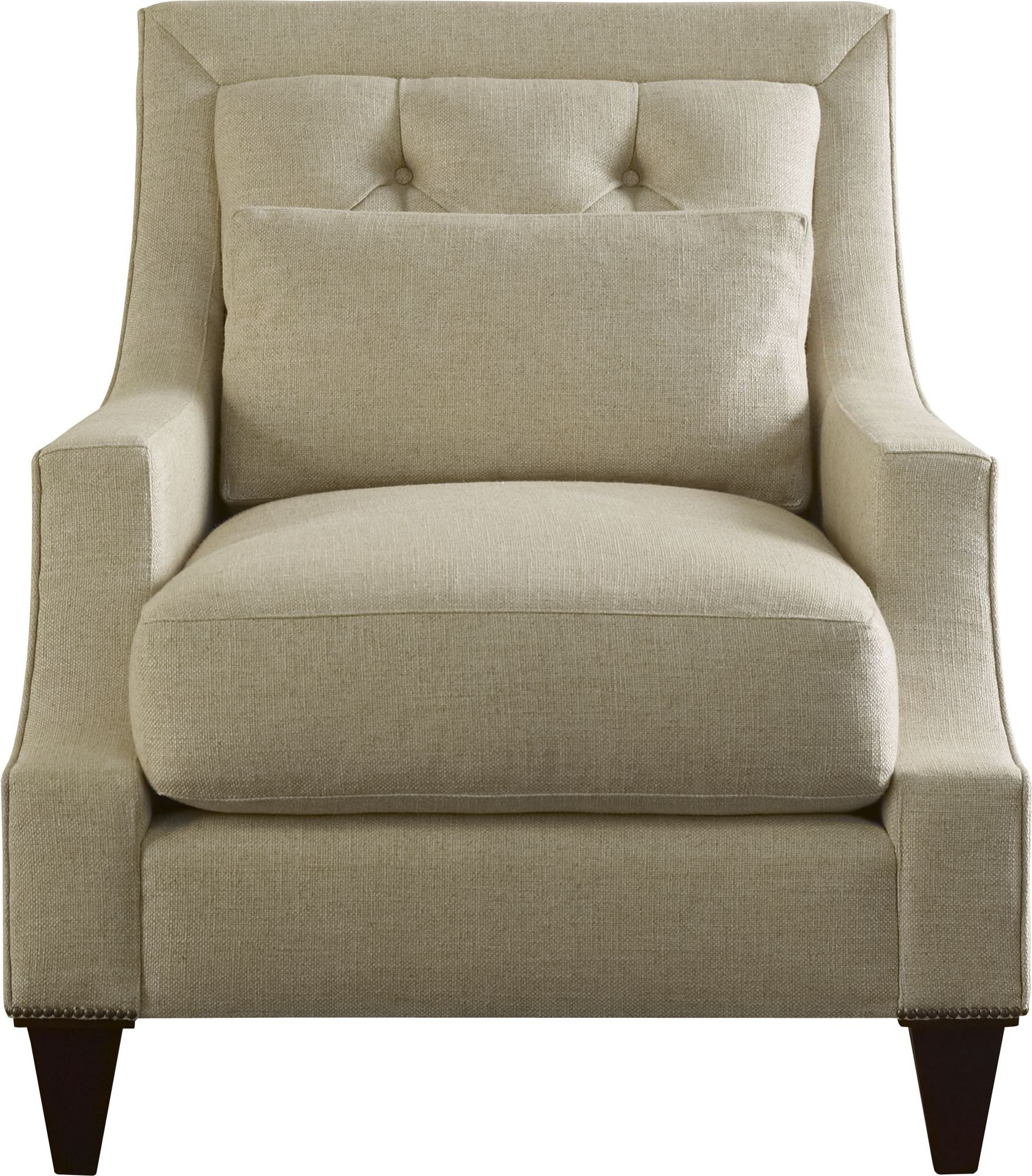 Baker Living Room Max Tufted Club Chair BA6130C1 Studio 882 Glen