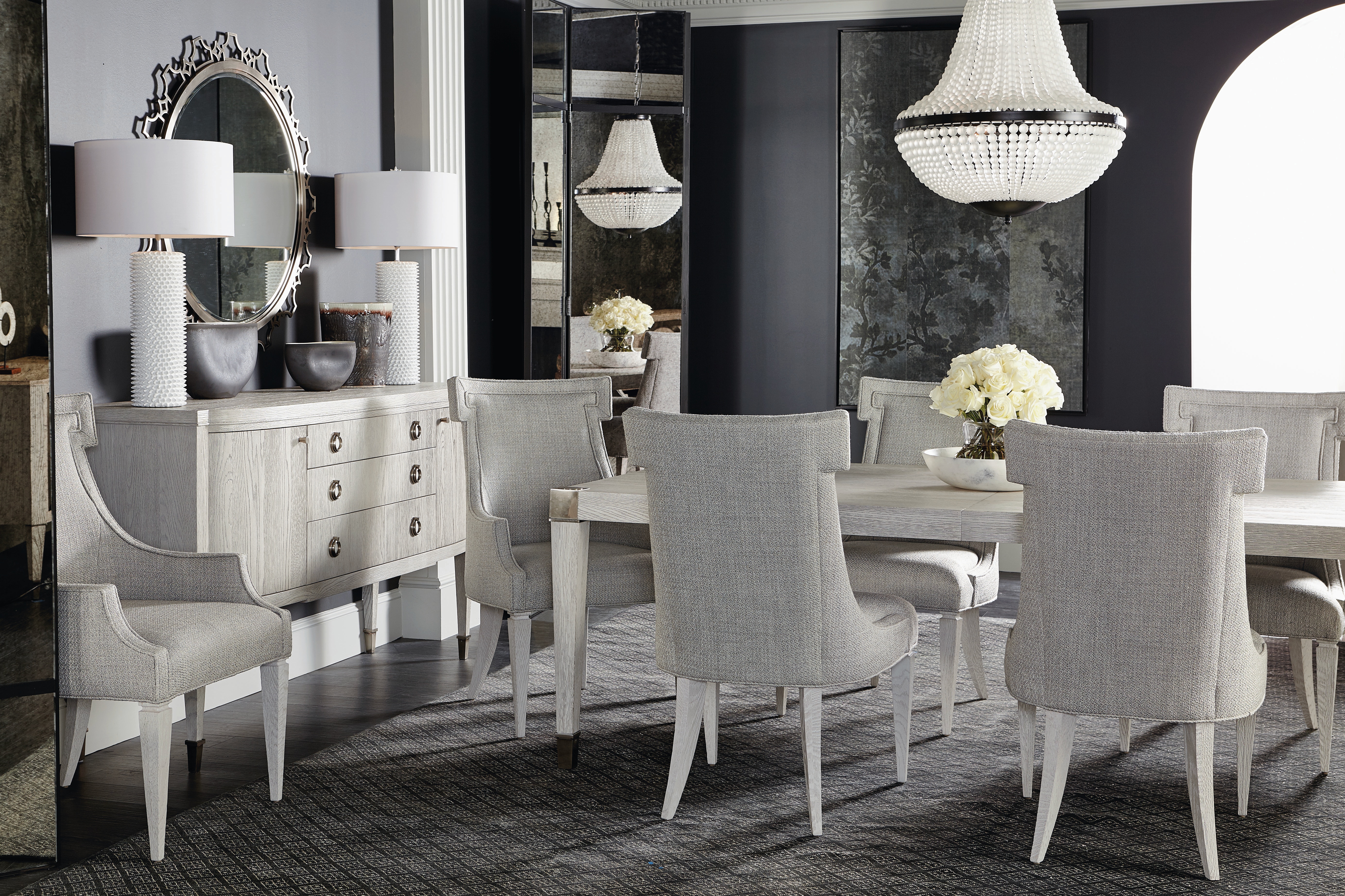 domaine blanc dining table