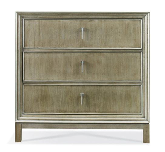 Hickory White Bedroom Chests Alex 3 Drw Chest 101W | Toms Price Home