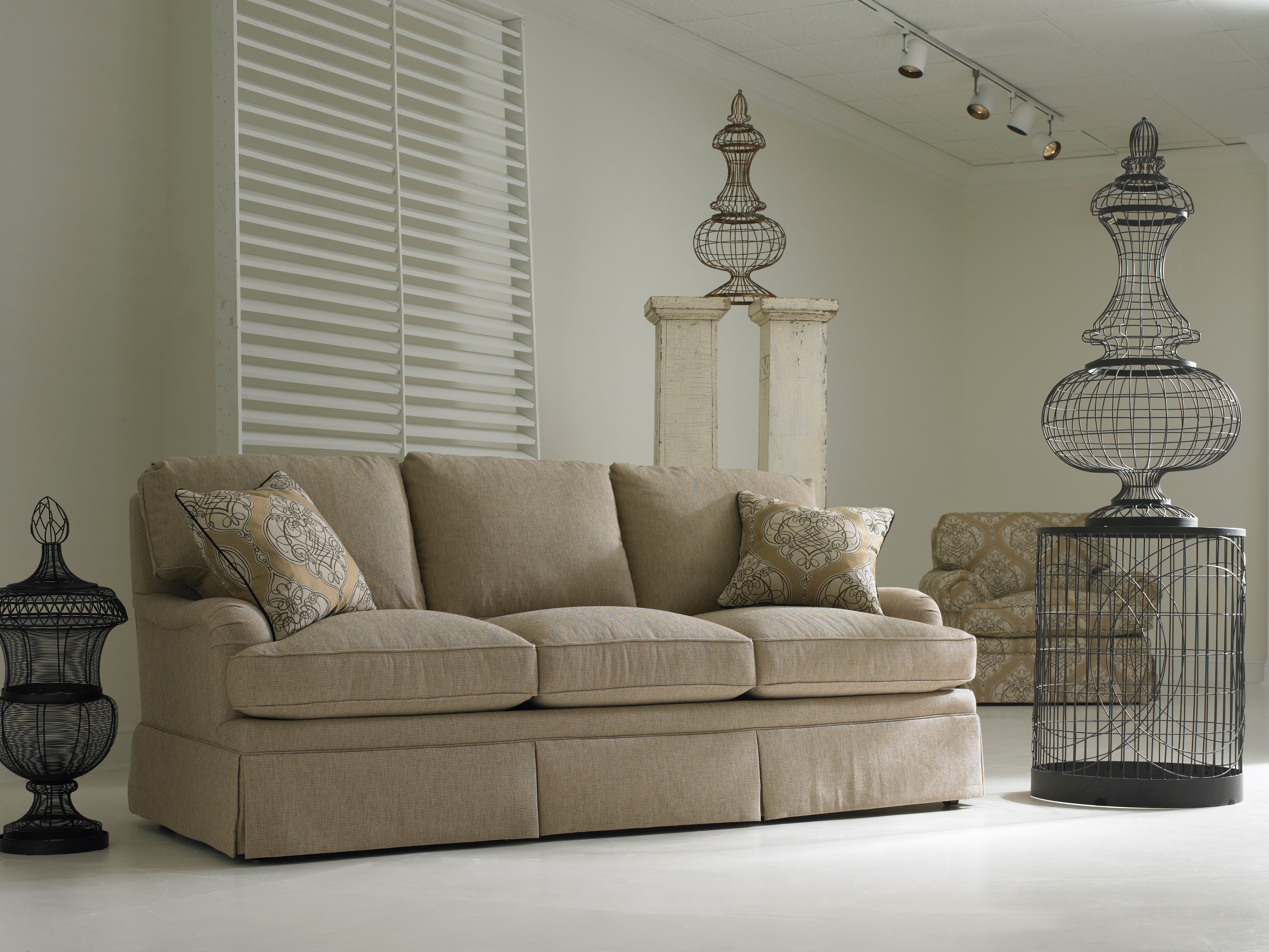 Hickory White Living Room Essex Sofa 127KW05S | Hickory Furniture Mart ...