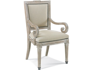 Hickory White Arm Chair 151-63