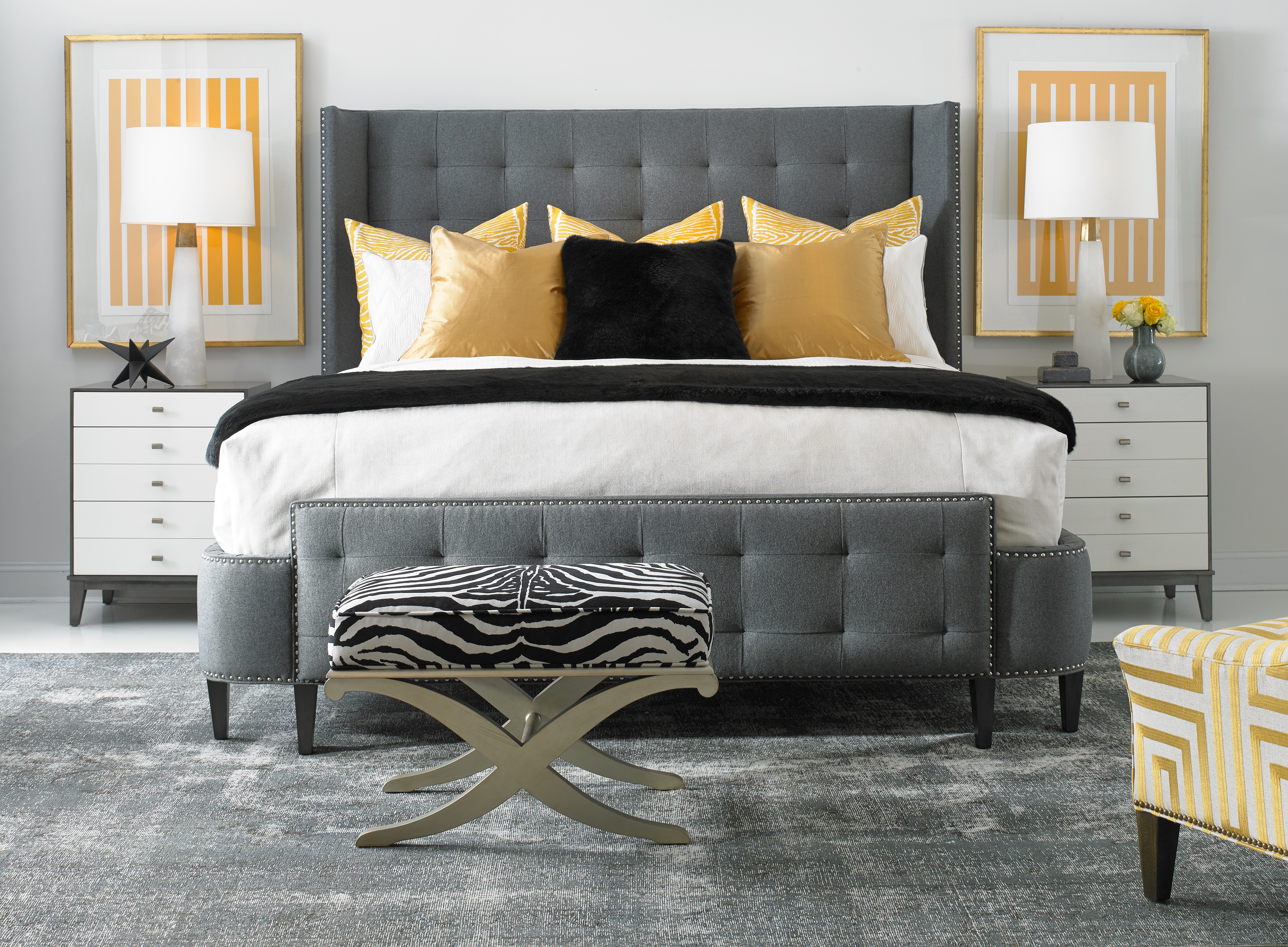 Urban Park King Upholstered Bed