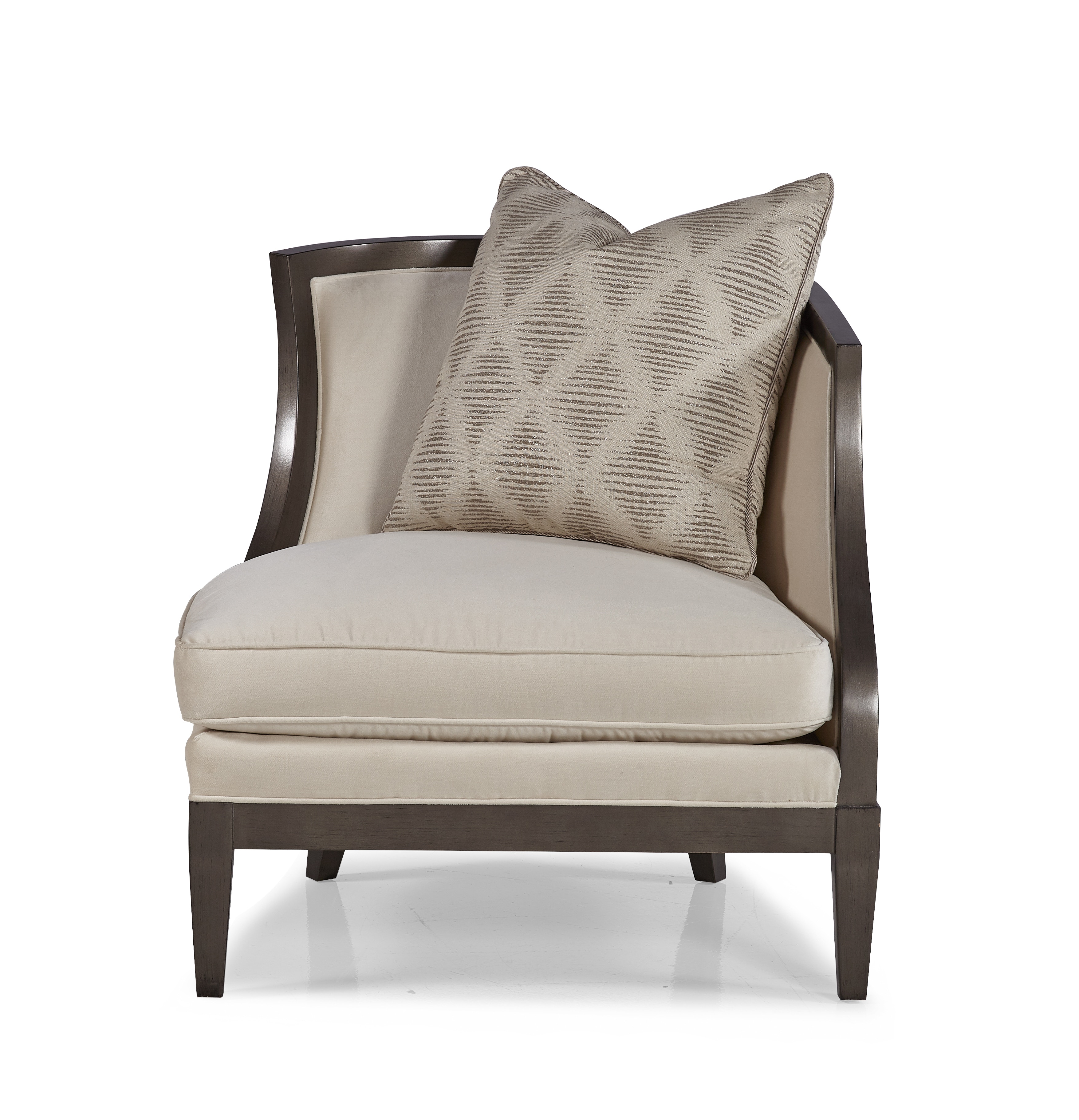 Hickory White Living Room R/A Chair 420012 Noel Furniture Houston, TX