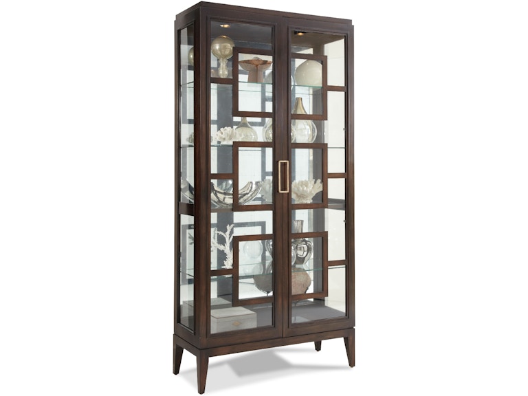 Hickory White Living Room Rhodes Curio Cabinet 440 41 Noel