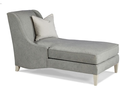 Hickory White Armless Chaise 4613-02