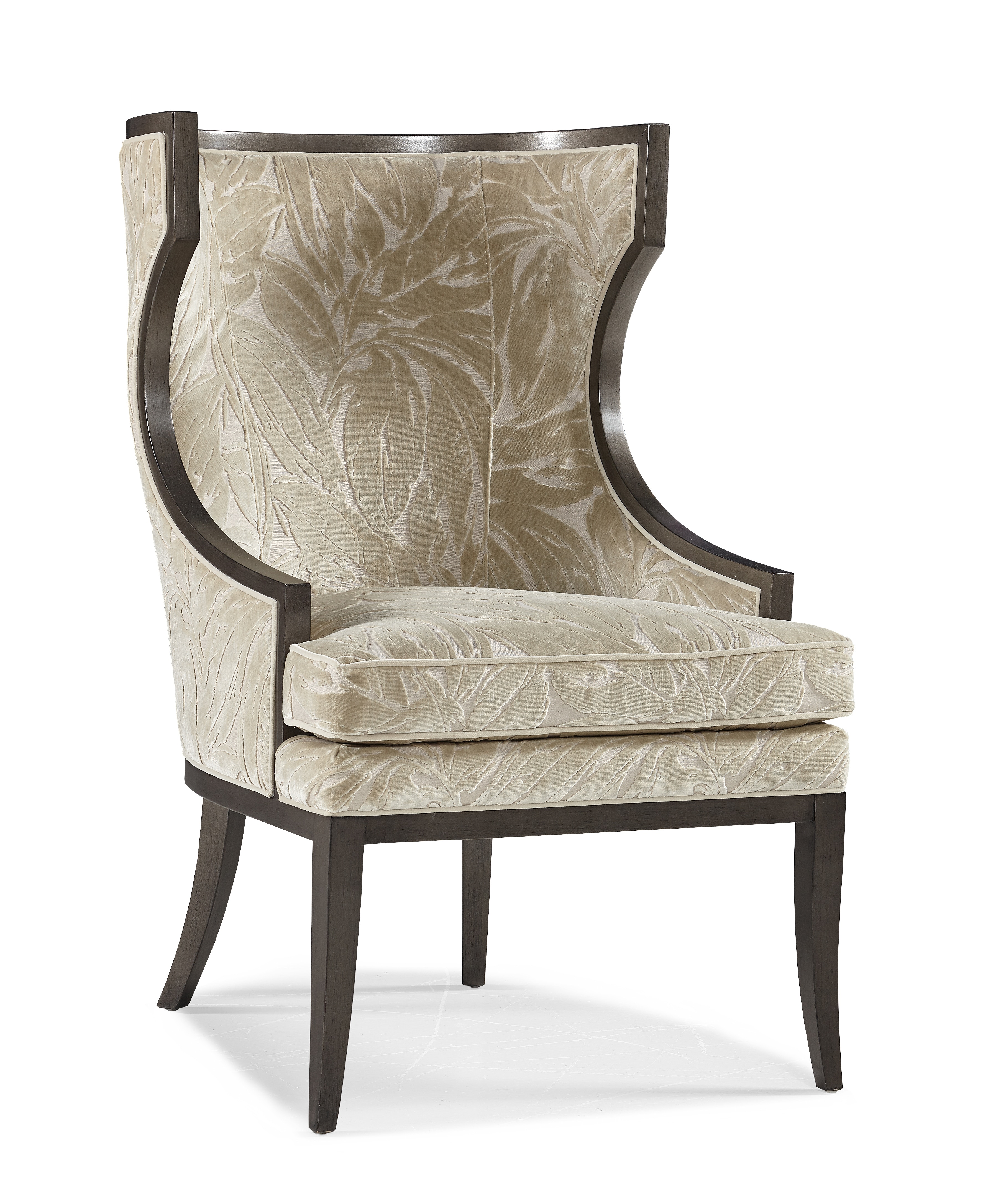 Hickory White Living Room Exposed Wood Chair 520201 Noel Furniture