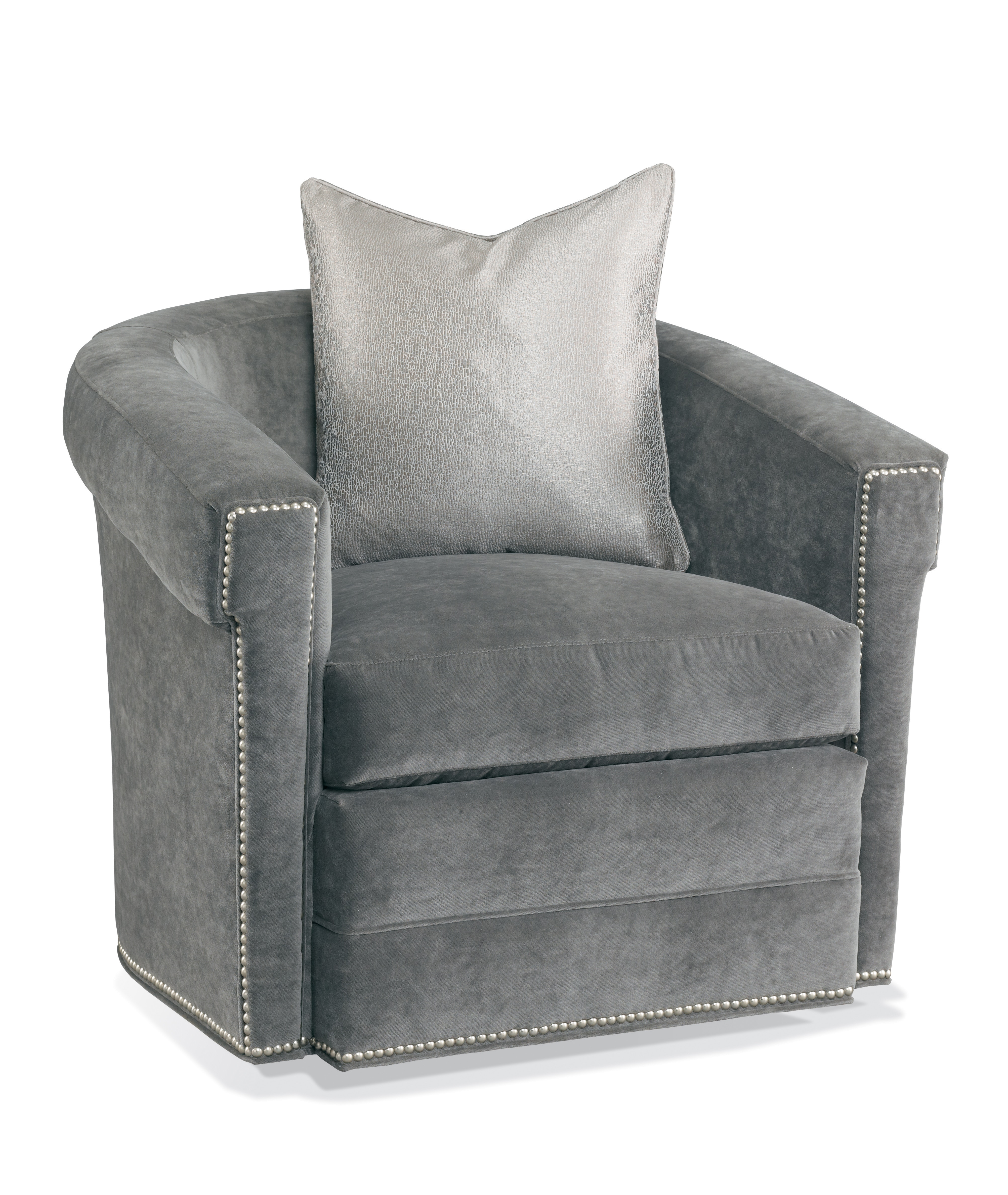 hickory white swivel chair