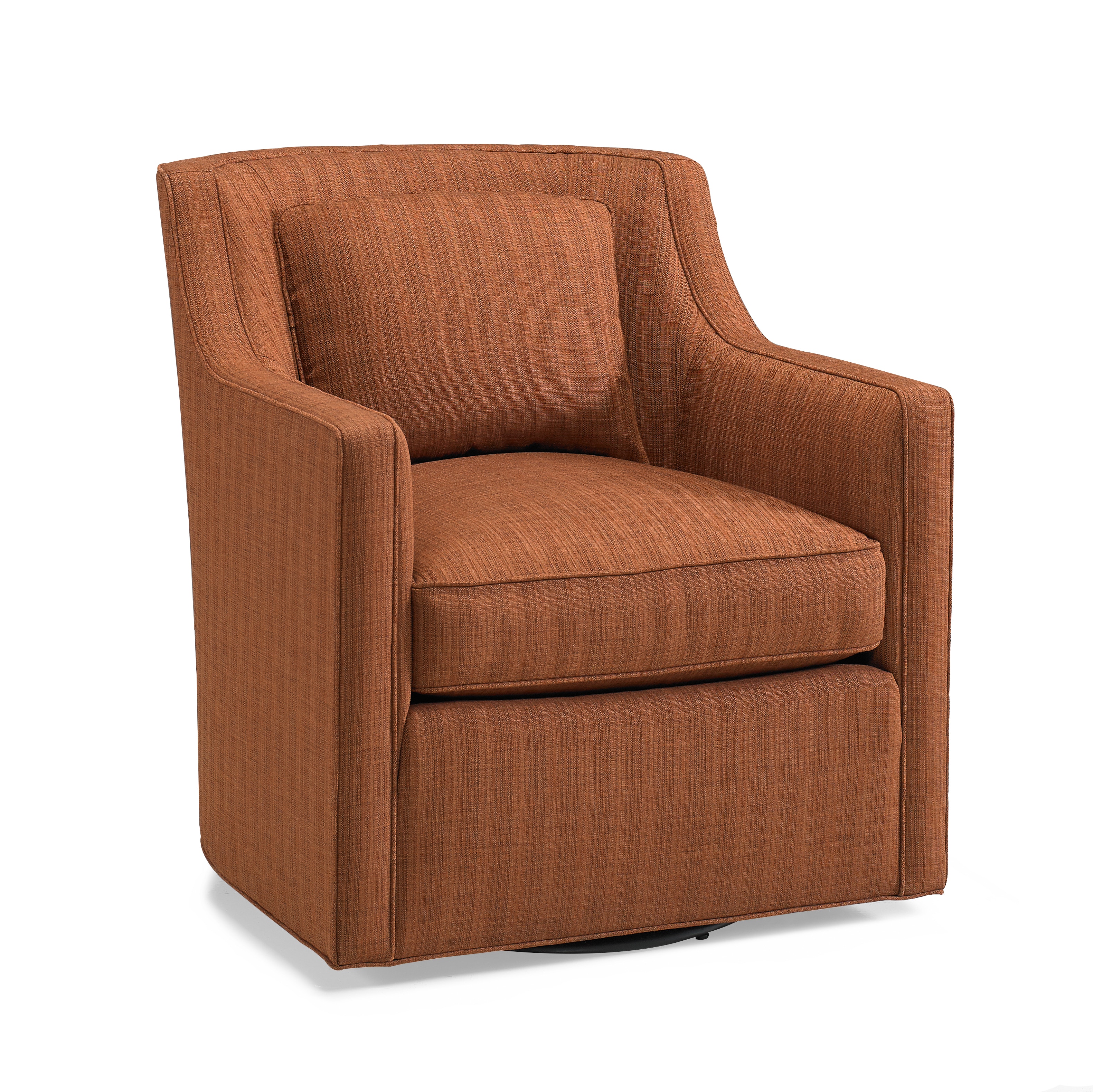 track arm swivel chair