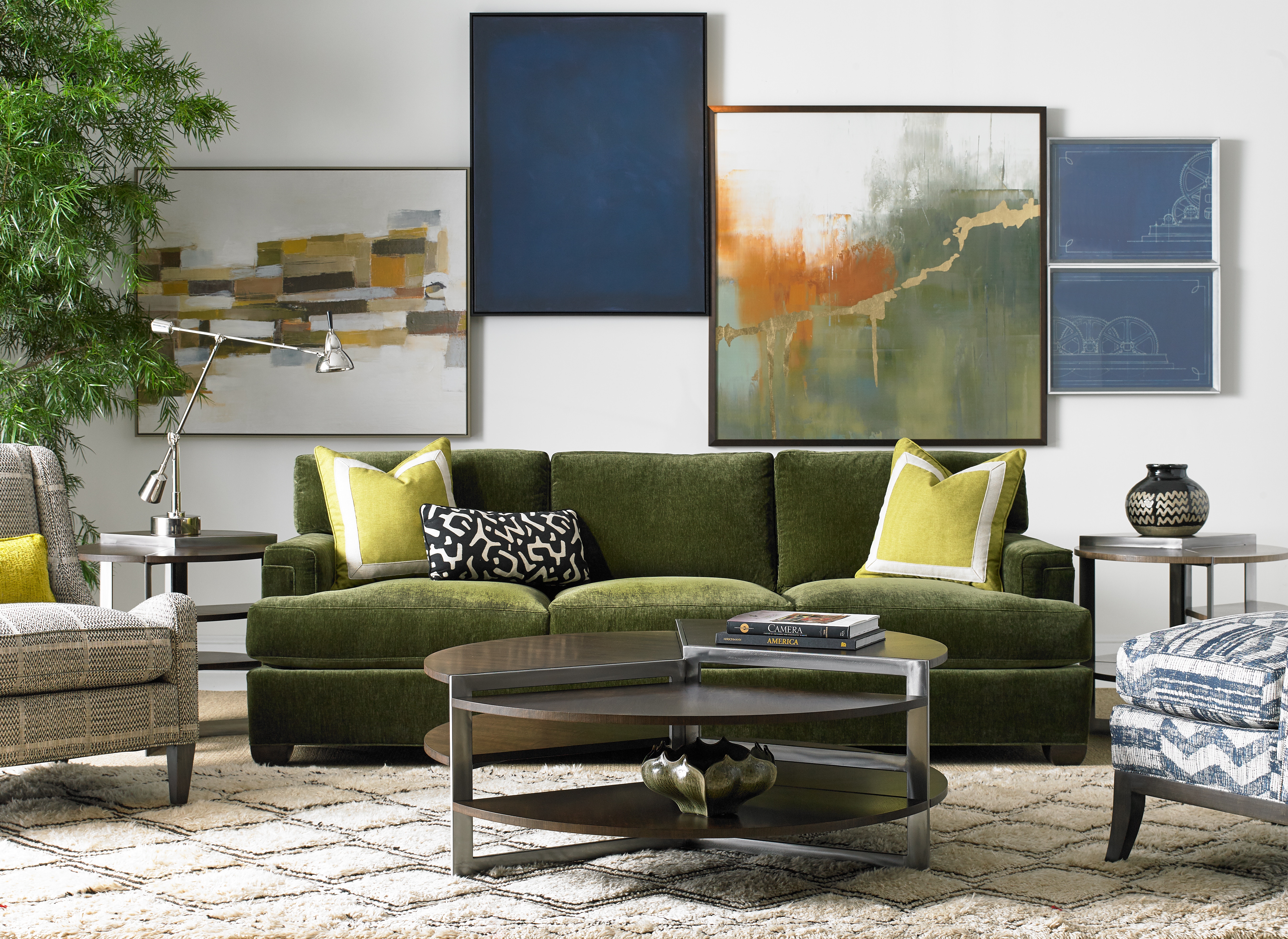 Hickory White Living Room Slade Sofa 590305 Hickory Furniture Mart