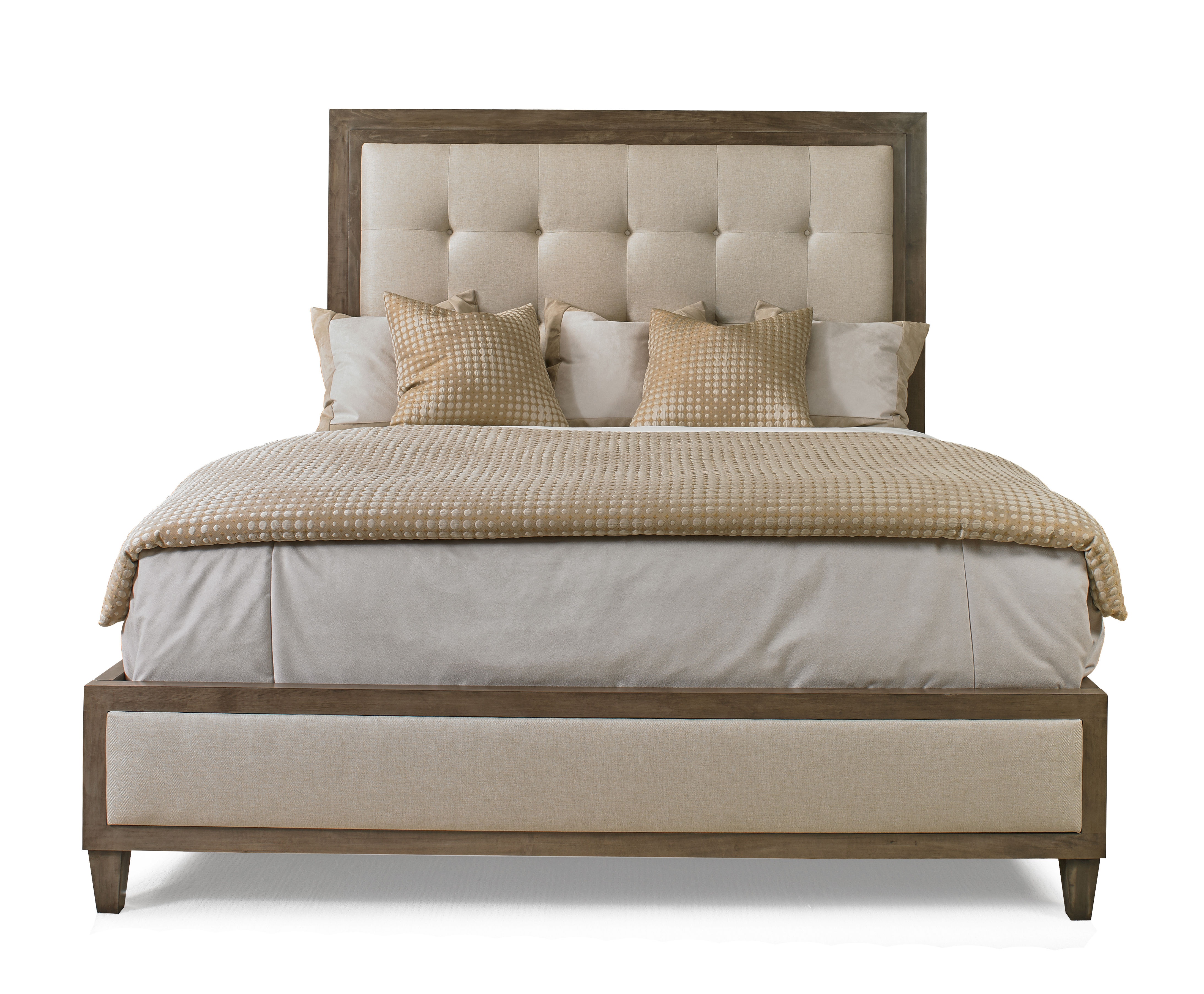 Hickory White Bedroom Lenore King Upholstered Bed 815-21 - Studio