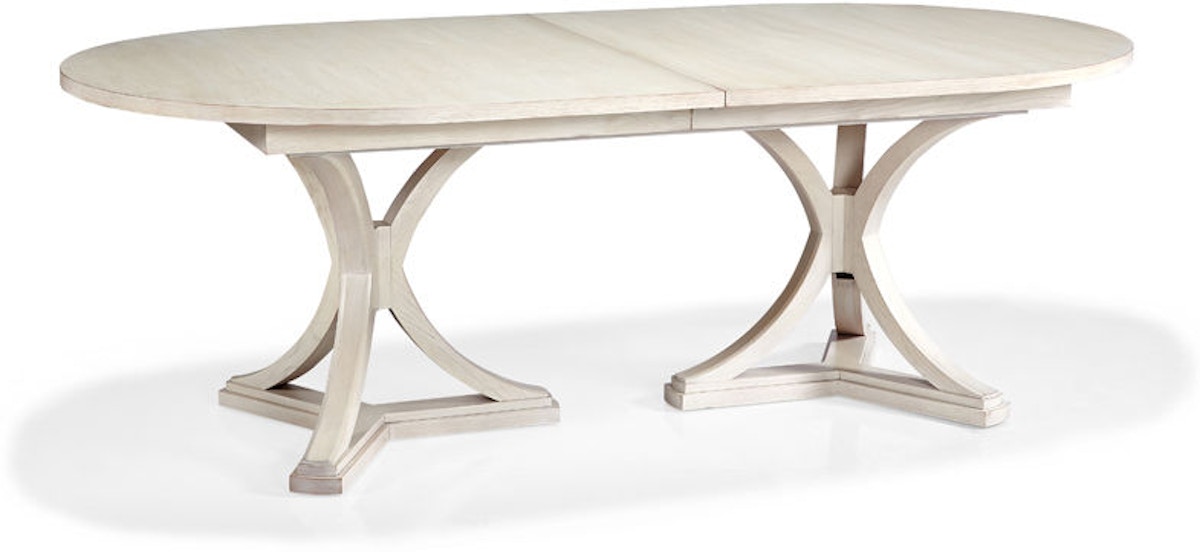 Hickory White Springbok Oval Dining Table Hq87013 From Walter E Smithe Furniture Design