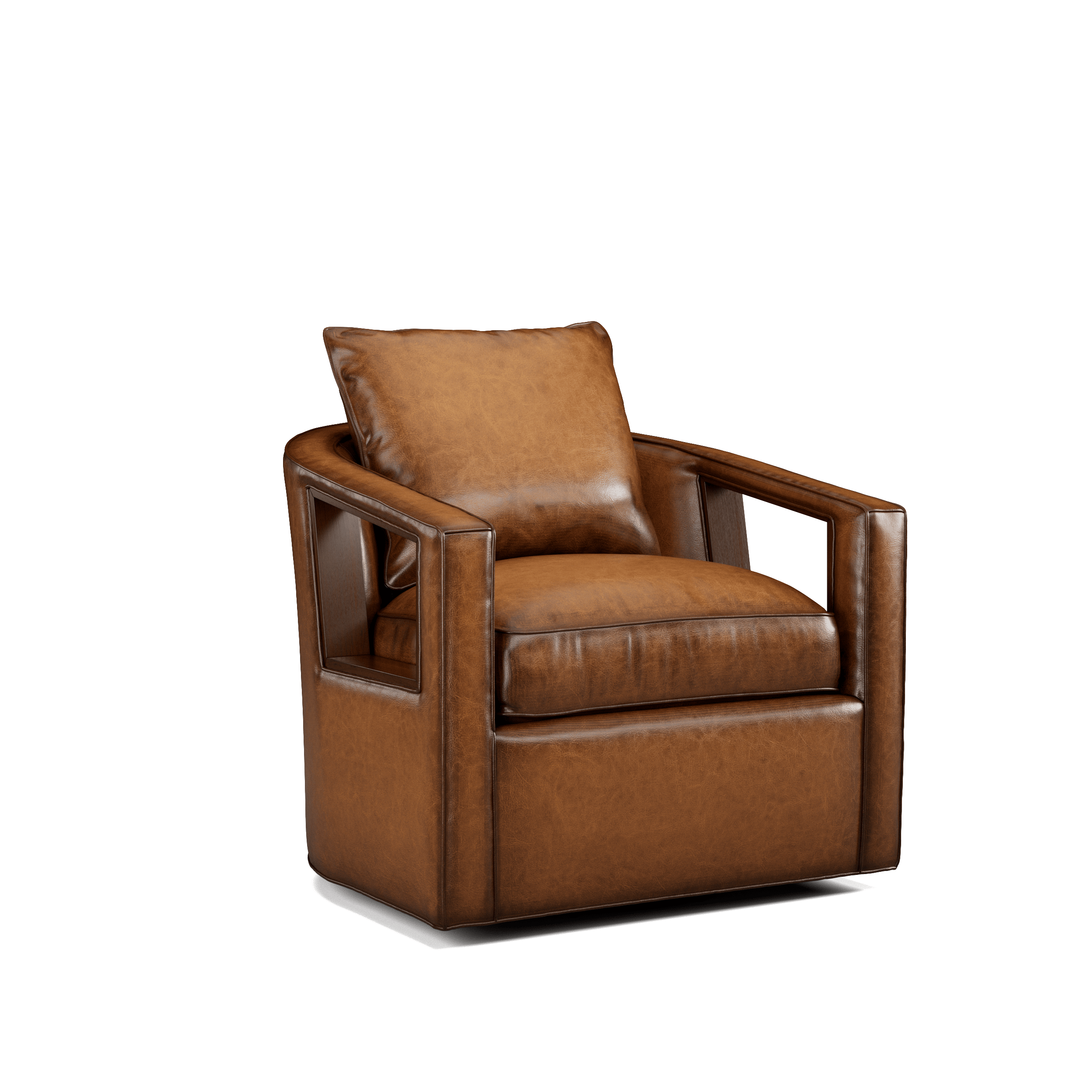 Hickory White Swivel Chair L6107-01S
