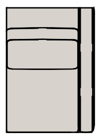 Bradington Young Raiden RAF Outside Arm Chair Full Recline w/Articulating HR 204-18