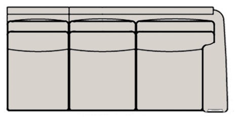 Bradington Young Living Room Sectionals 223 Hanley Sectional Bradington Young Hickory, NC