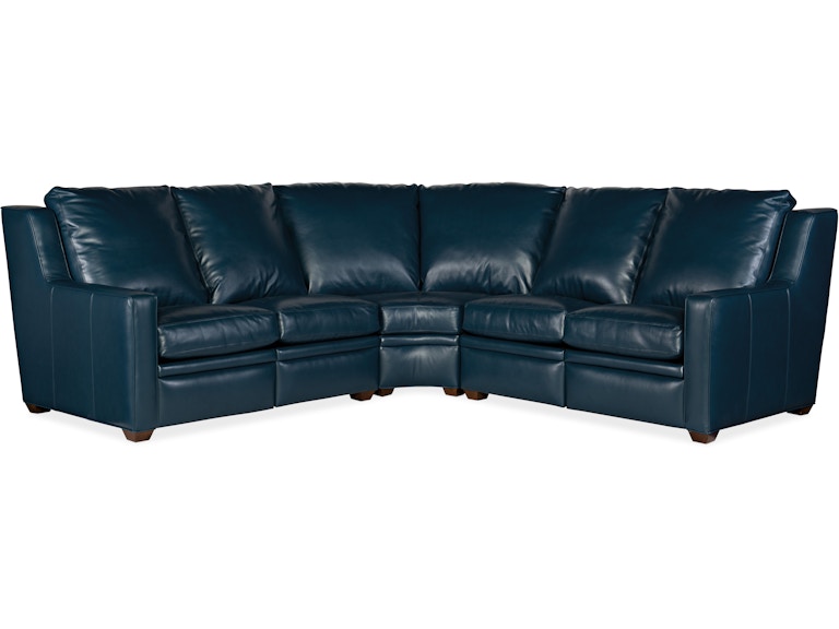 Bradington Young Sectionals 201 Raymond Sectional with One-Piece Back