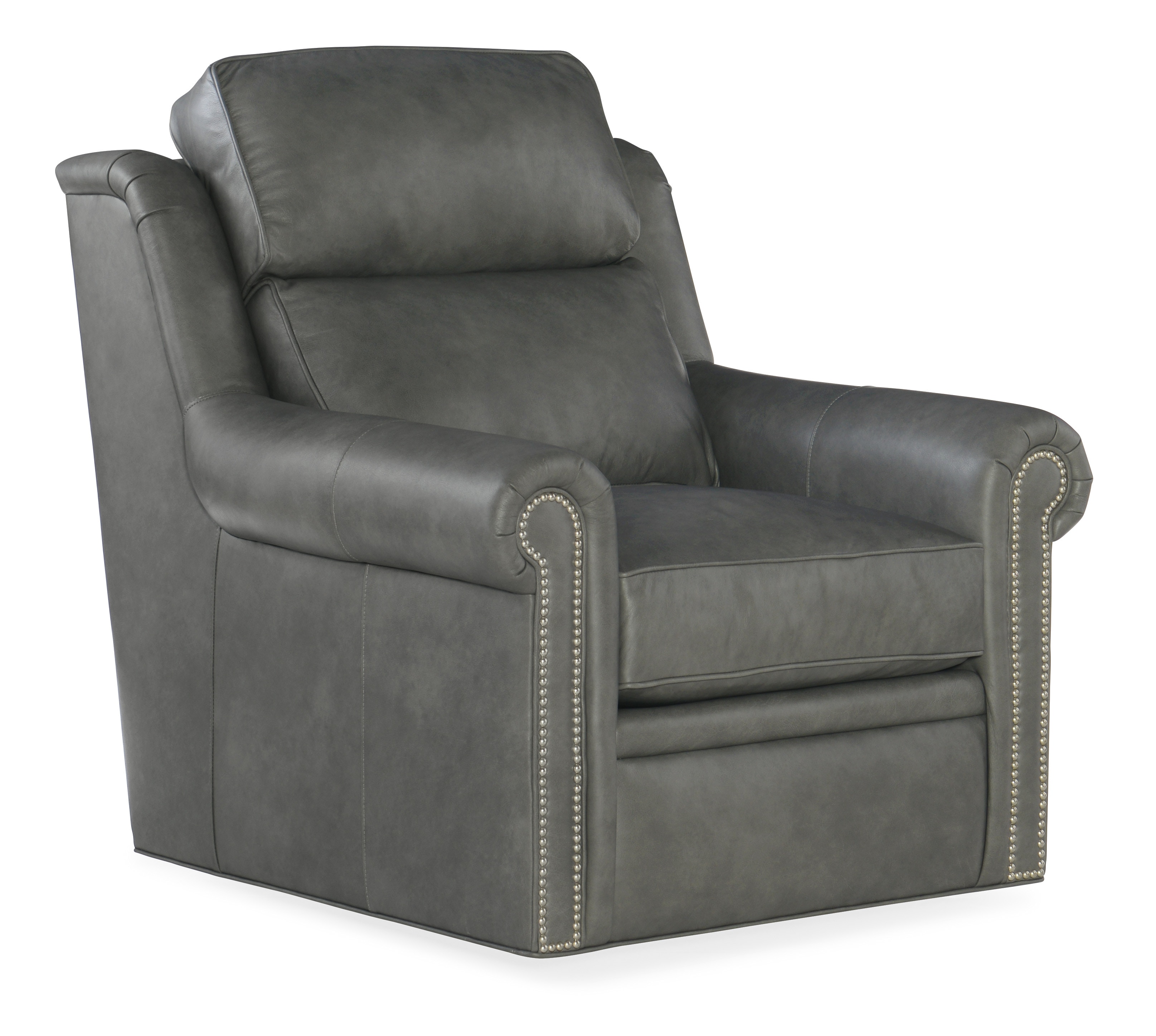 Bradington Young Living Room Reece Swivel Chair 8-Way Hand Tie