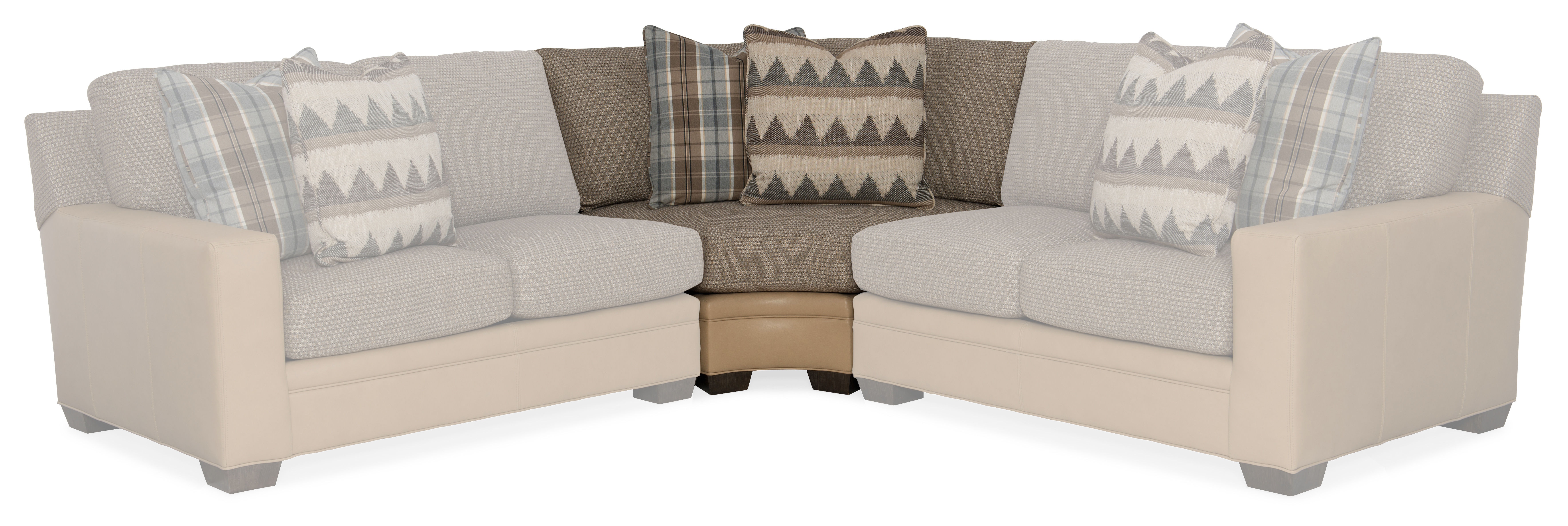 Sectional with on sale wedge corner