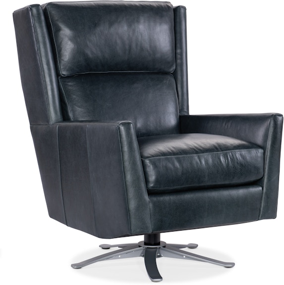 Bradington Young Roen Roen Swivel Metal Pedestal Chair 411-25SW