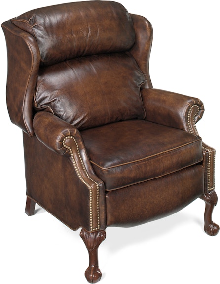 Bradington Young Maxwell Maxwell Ball And Claw Reclining Wing Chair 4115