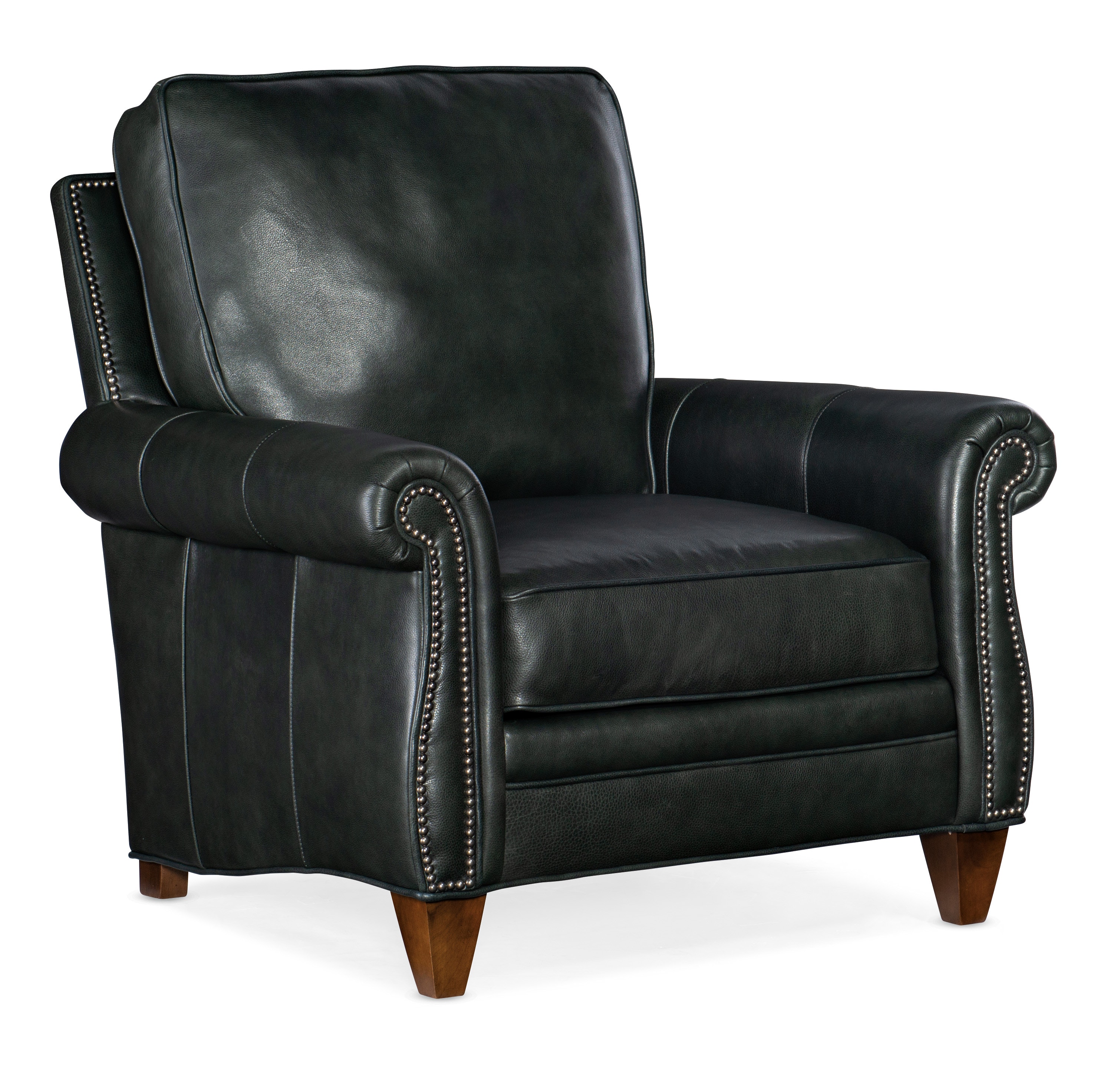 Bradington Young Living Room Reddish Stationary Chair 8-Way Hand 