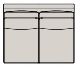 Bradington Young Living Room Sectionals 870 Madison Sectional