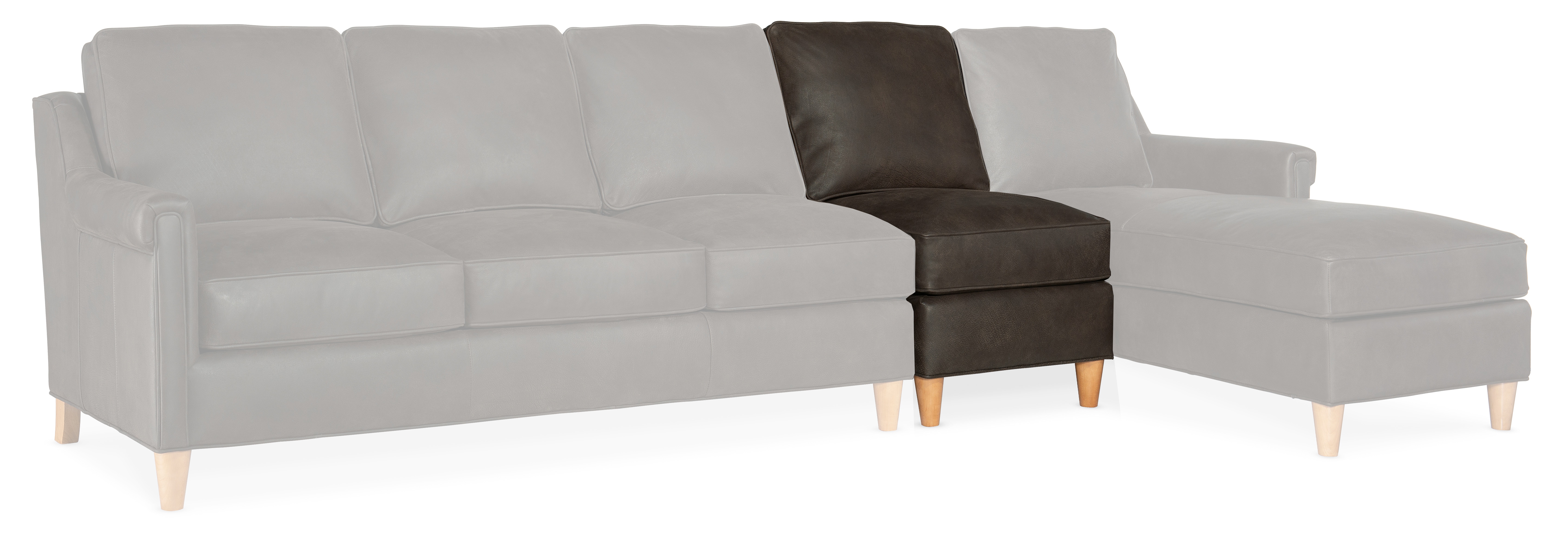 Bradington Young Madison Stationary Armless Chair 8-Way Tie 770-38