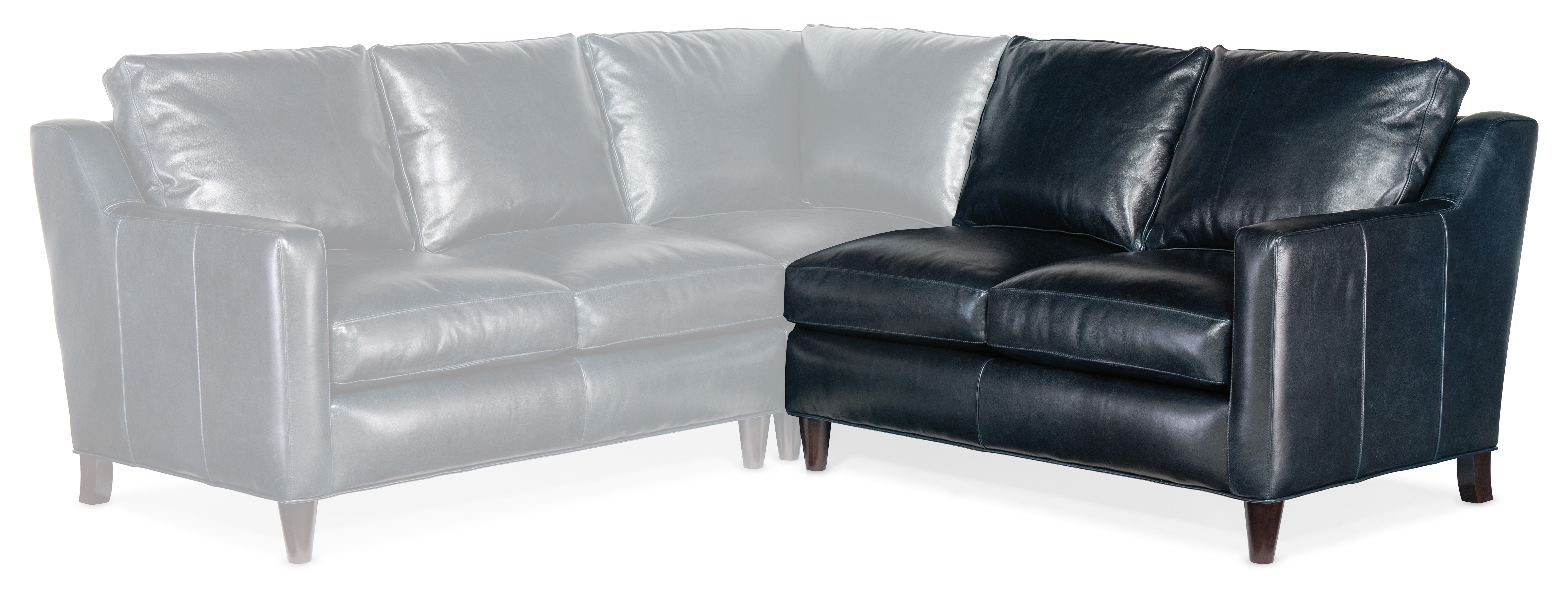 Bradington Young Living Room Melville Stationary RAF Loveseat 8Way Tie