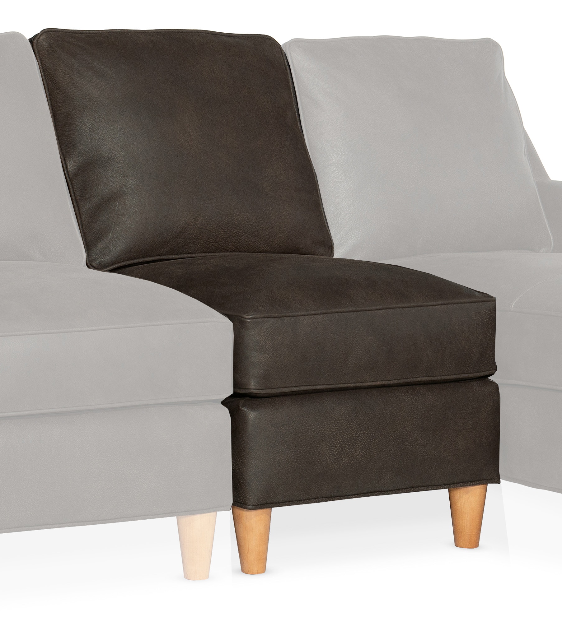 Bradington Young Marleigh Stationary Armless Chair 8-Way Tie 772-38