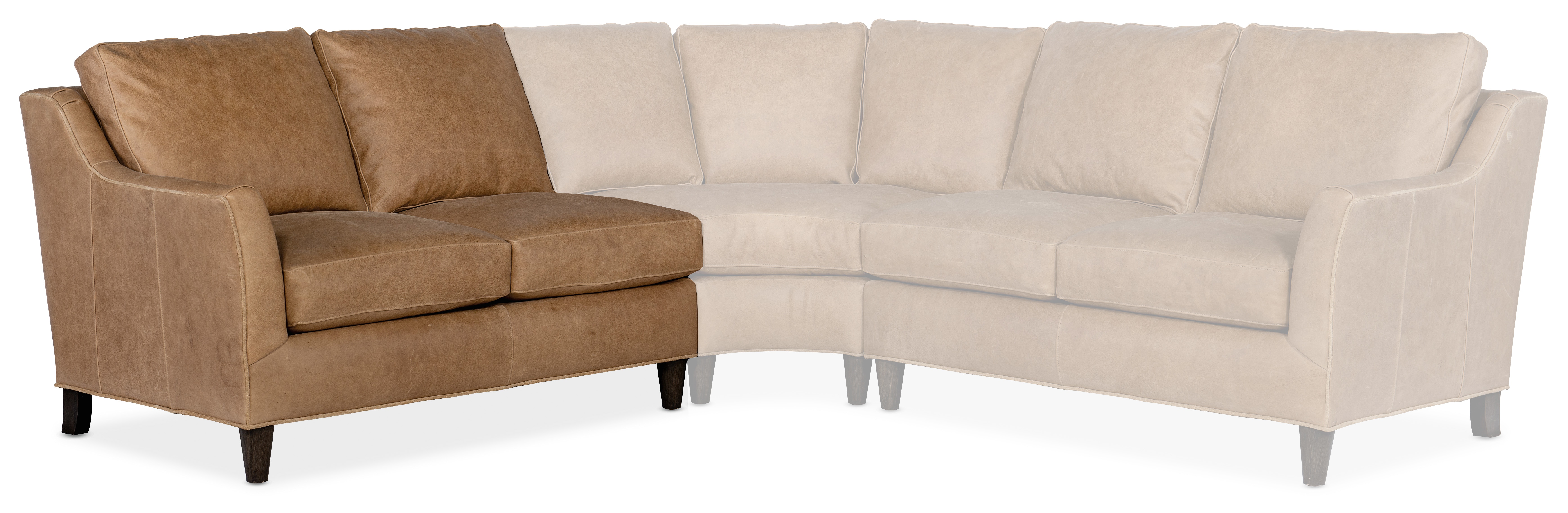 Bradington Young Marleigh LAF Stationary Loveseat 8-Way Tie 772-57