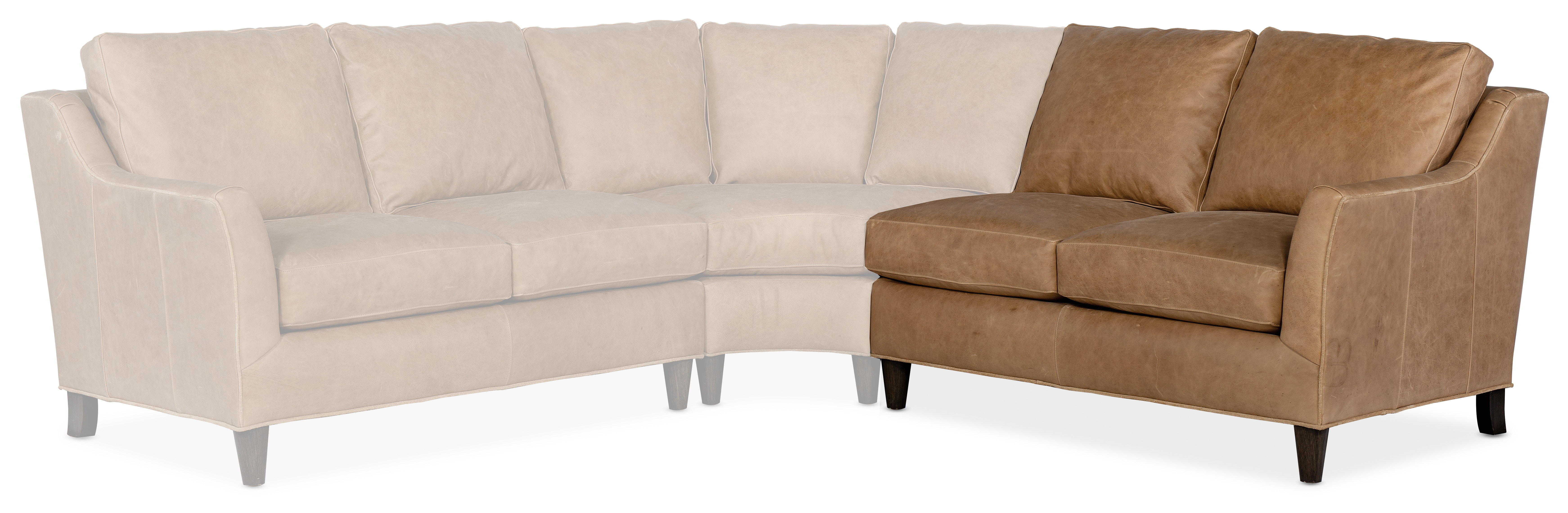 Bradington Young Marleigh RAF Stationary Loveseat 8-Way Tie 772-58