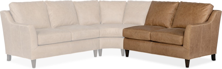 Bradington Young Marleigh RAF Stationary Loveseat 8-Way Tie 772-58 at Woodstock Furniture & Mattress Outlet