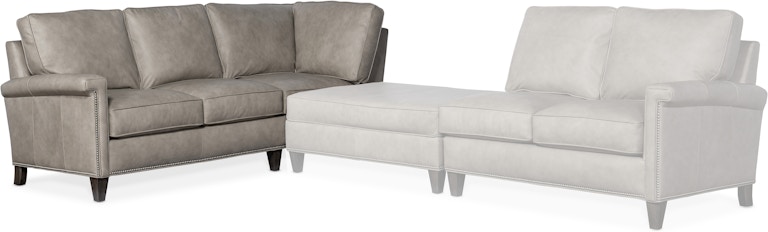 Bradington Young Mallory LAF Stationary Corner Return Sofa 8-Way Tie 774-93 at Woodstock Furniture & Mattress Outlet