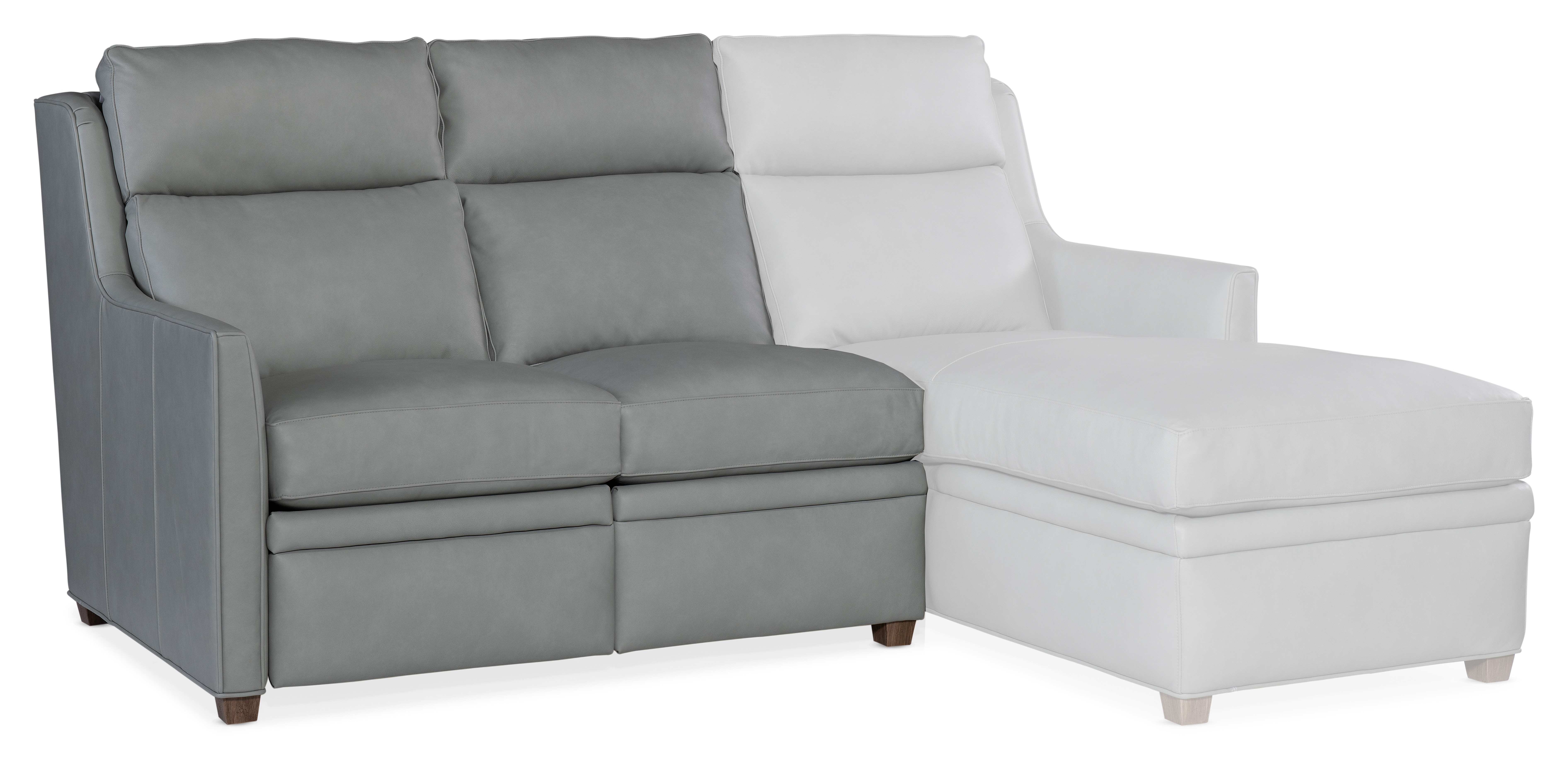 Bradington Young Johnston LAF Loveseat Recline At Arm 949-55