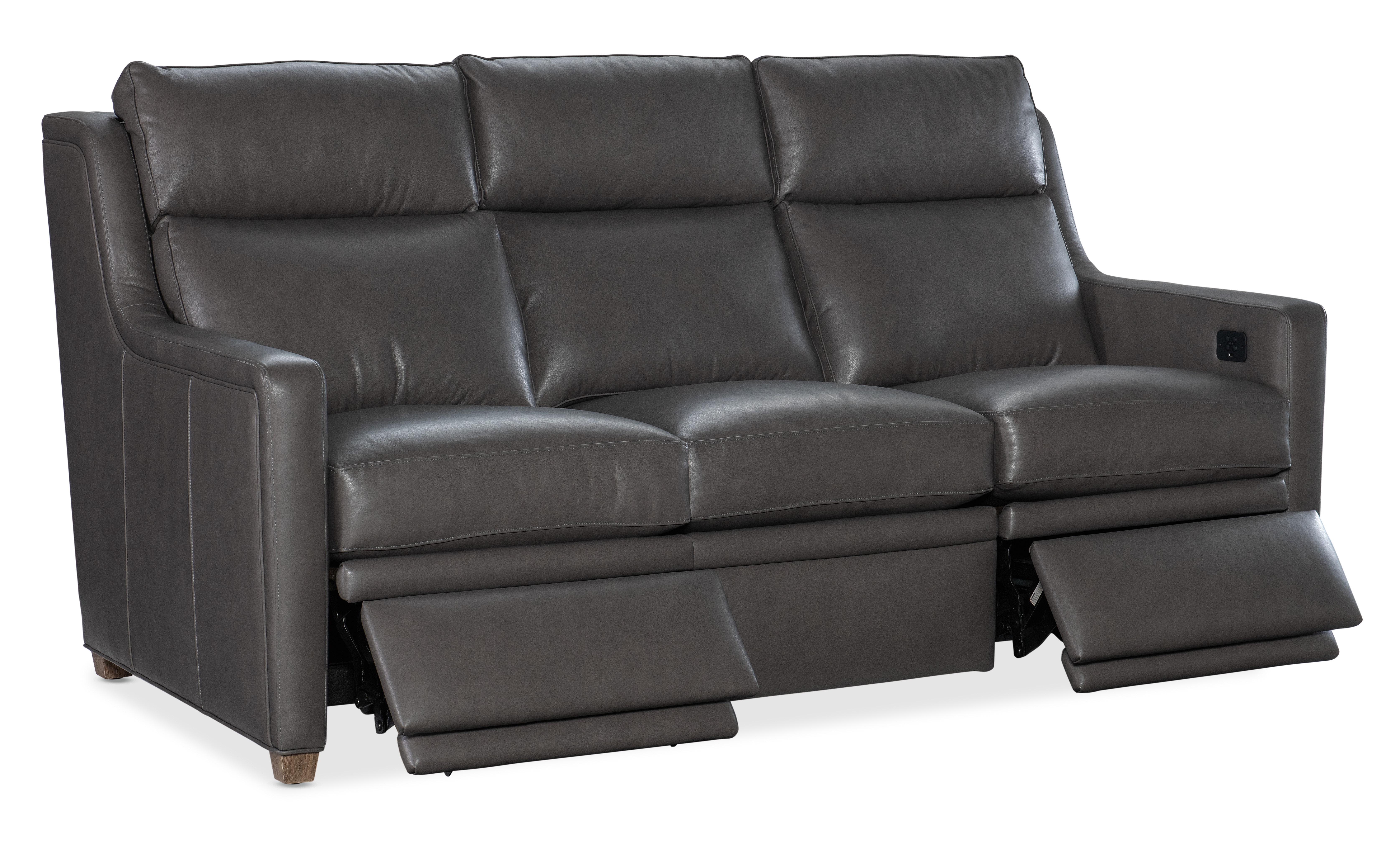 Bradington Young Living Room Hambrick Sofa L and R Full Recline 95090